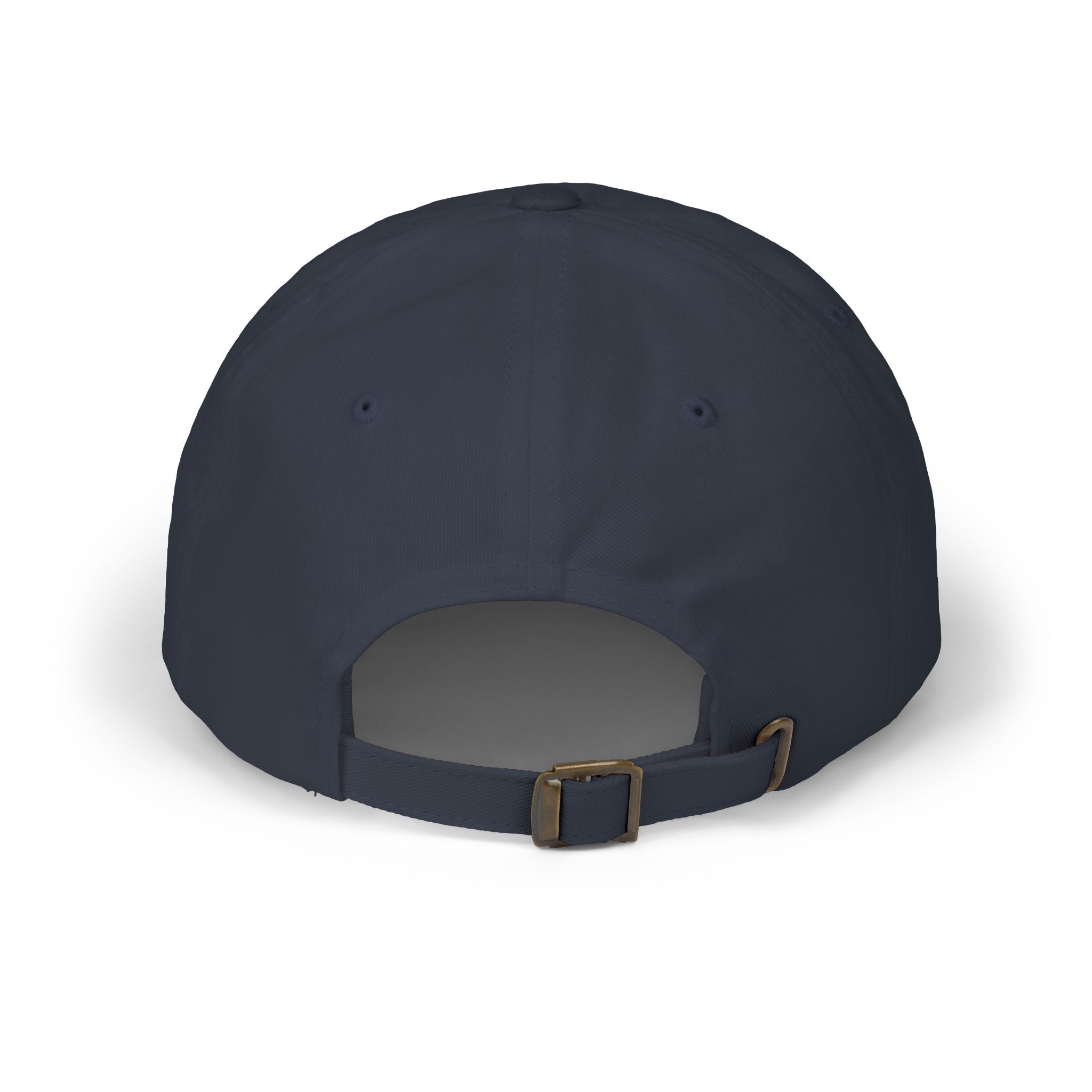 Lion Head Dad Cap — Blue Watercolor Embroidered Baseball Hat