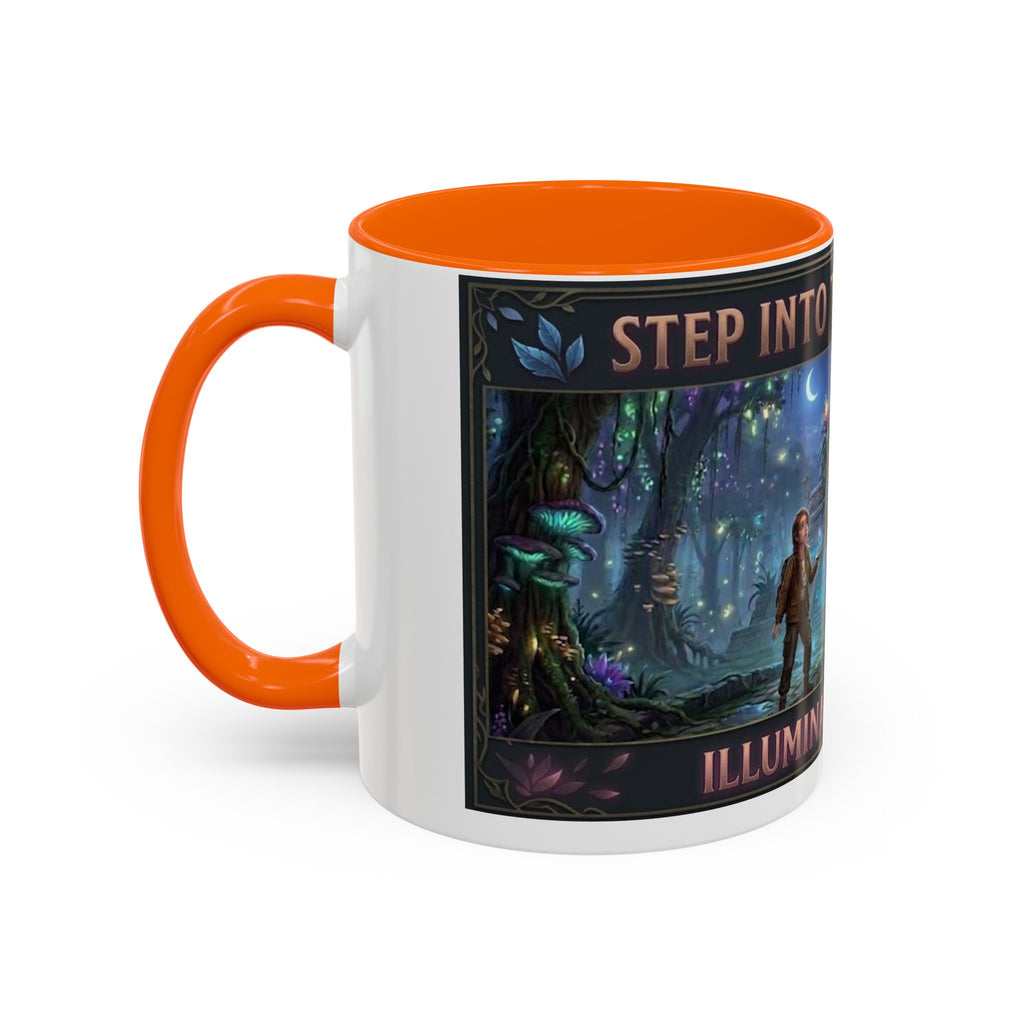 Mystical Adventure Coffee Mug — "Step Into the Unknown, Illuminate the Past"