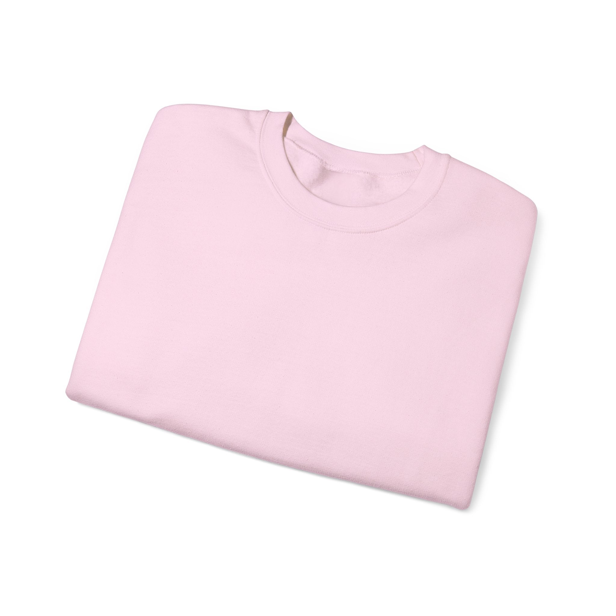 Crewneck Sweatshirt — Back Graphic Positive Notes Design ("A Place For Everyone Here")