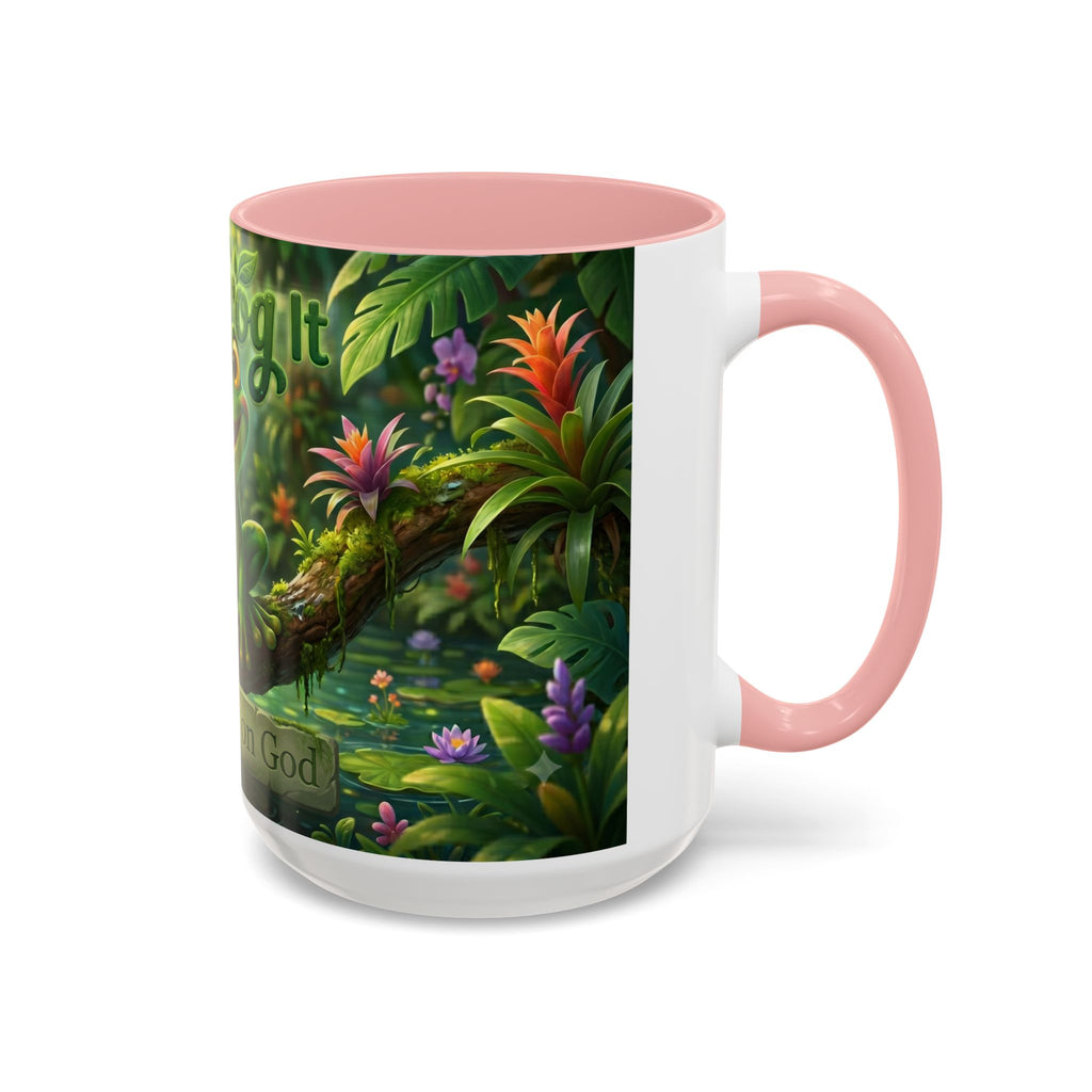 Just Frog It Coffee Mug — Faith-Inspired Cute Frog Accent Mug (11/15oz)
