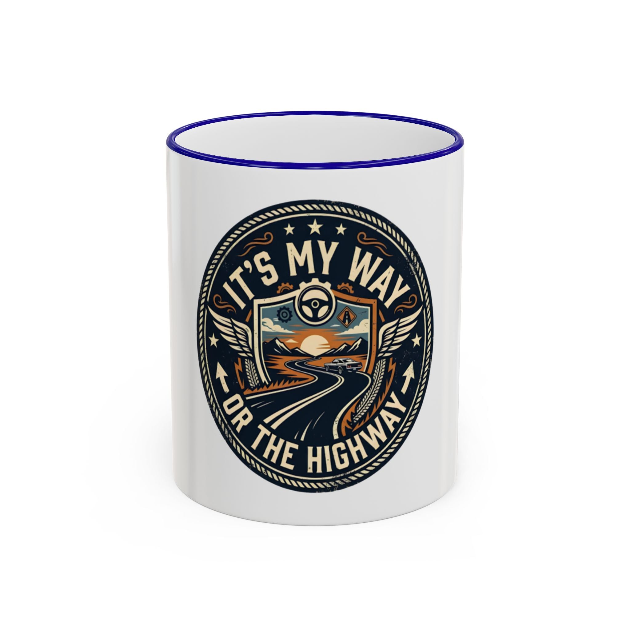 Accent Rim & Handle Mug (11oz, 15oz)