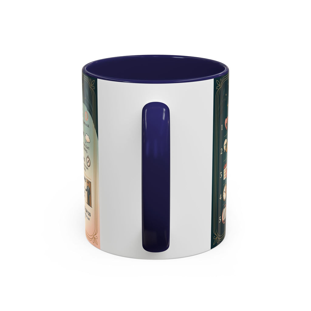 Coffee Mug - “10 Rules for Dating Her: A Modern Guide” Accent Ceramic Mug