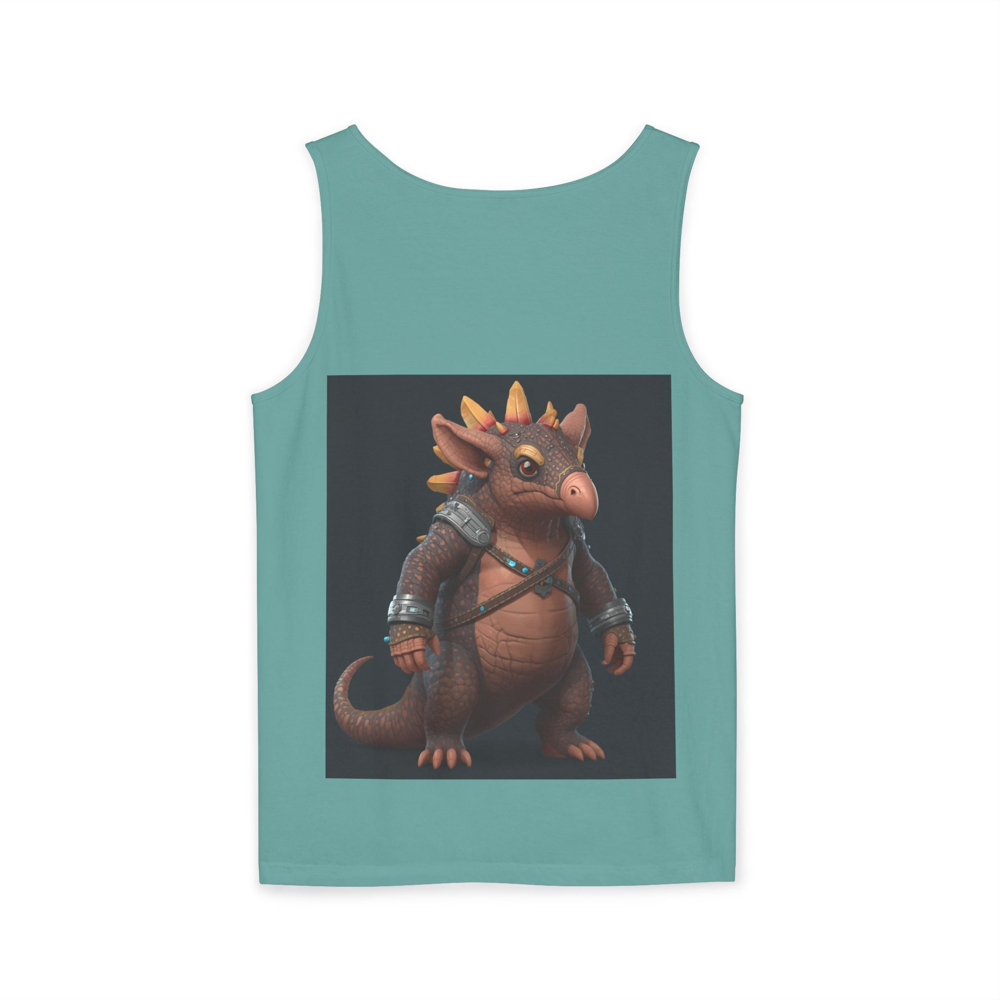 Dragon Warrior Tank Top — Cute Armored Baby Dragon Graphic