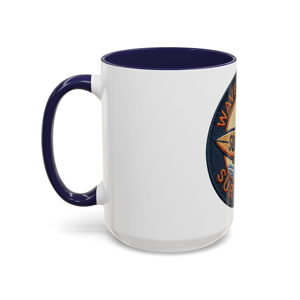 Surf's Up Wave Hunters Coffee Mug — Retro Surfin' USA Accent Mug