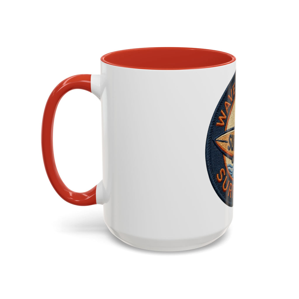 Surf's Up Wave Hunters Coffee Mug — Retro Surfin' USA Accent Mug