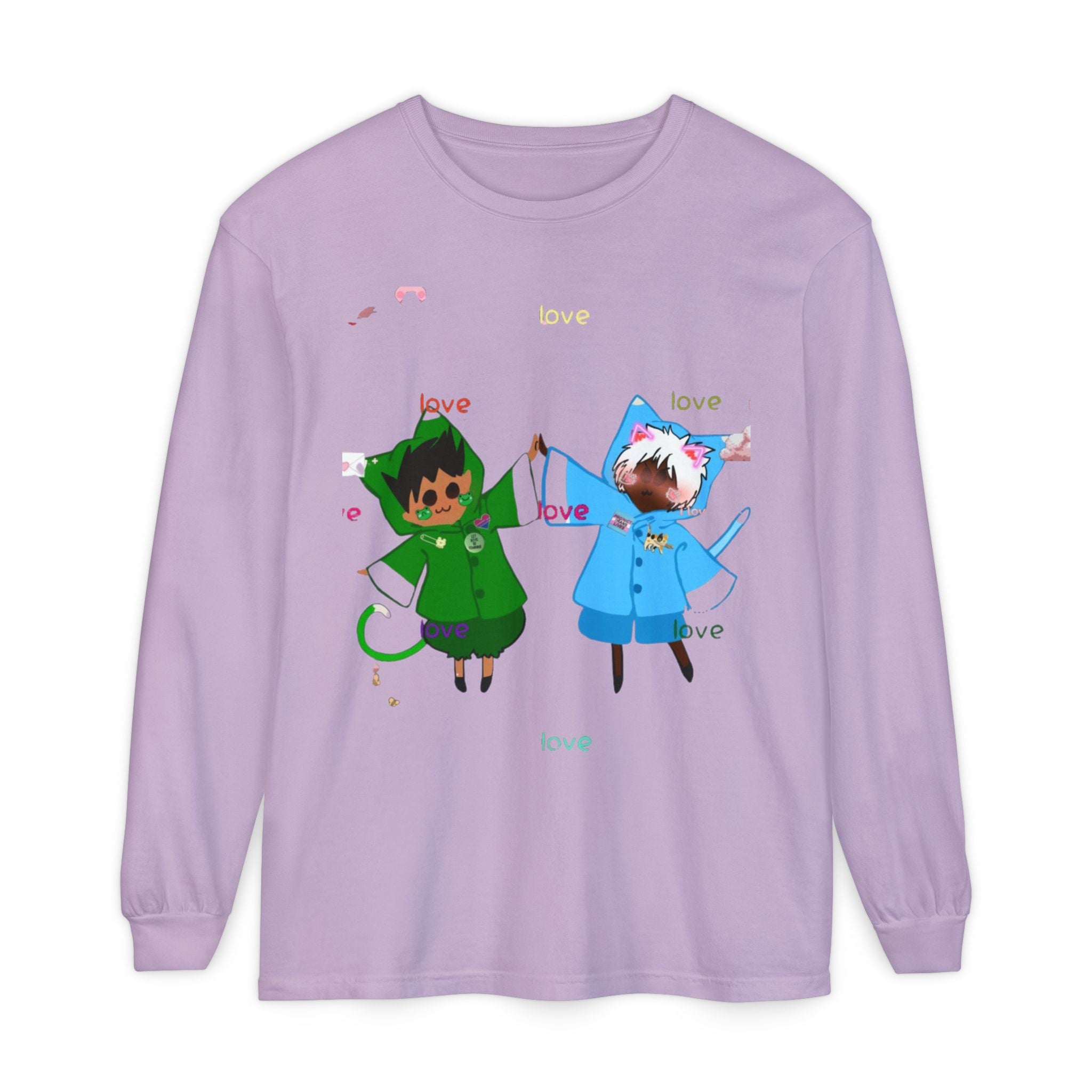 Unisex Garment-dyed Long Sleeve T-Shirt