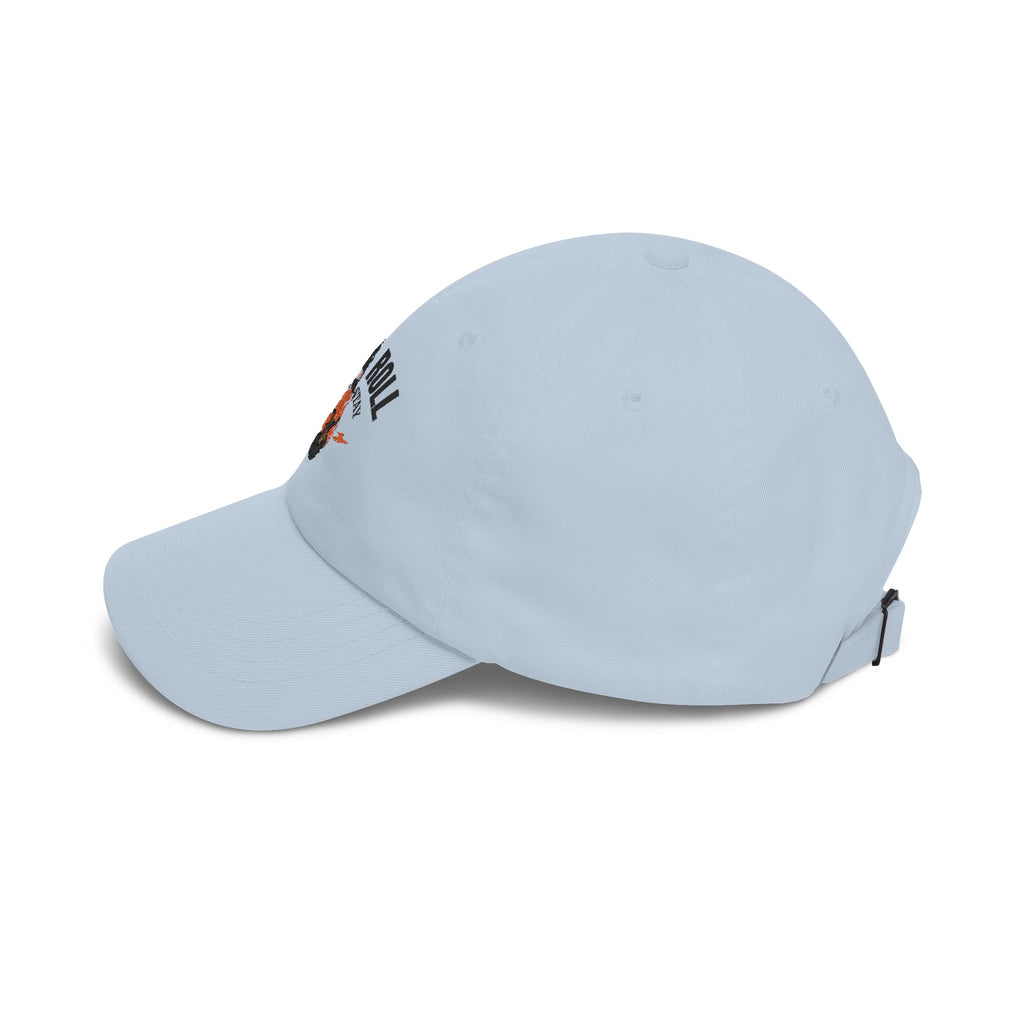 Rock & Roll Dad Cap — Retro Guitar Flames Baseball Hat