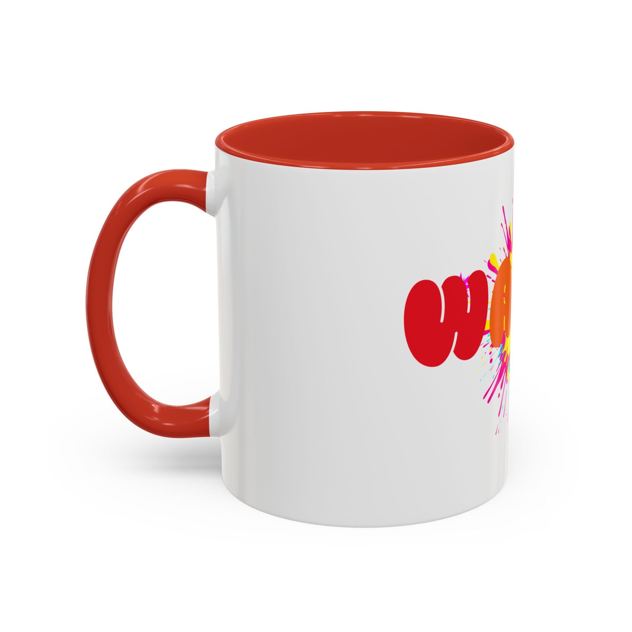 Wazzup Rainbow Splash Accent Coffee Mug (11/15oz)