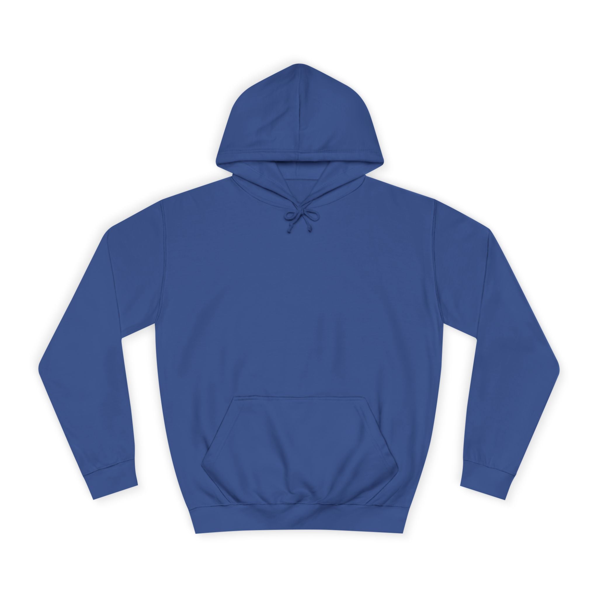 College Hoodie — Retro Sticky Notes Back Print, Cute Study Vibes