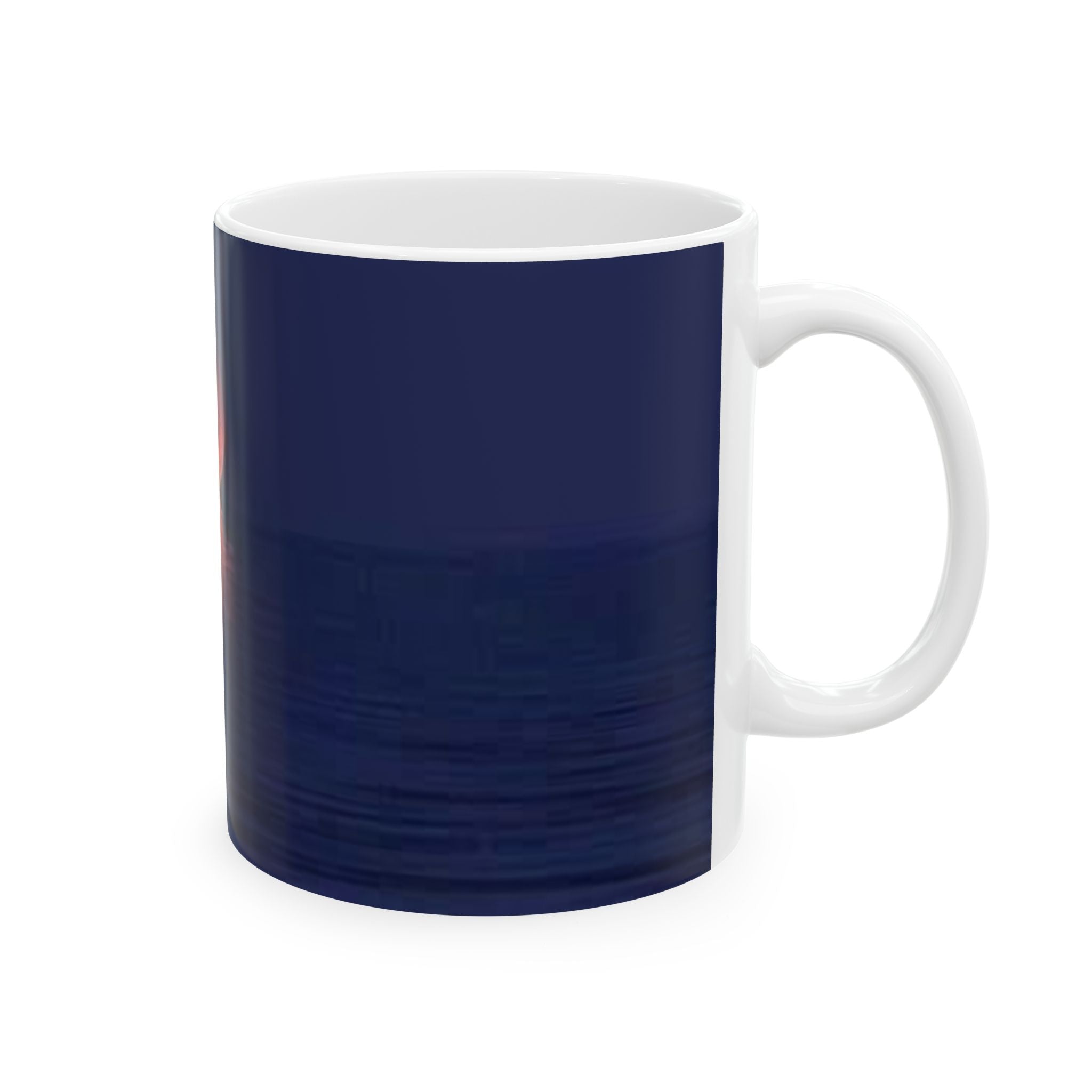 Moonrise Ceramic Mug — Moon Reflection Coffee Cup (11oz & 15oz)