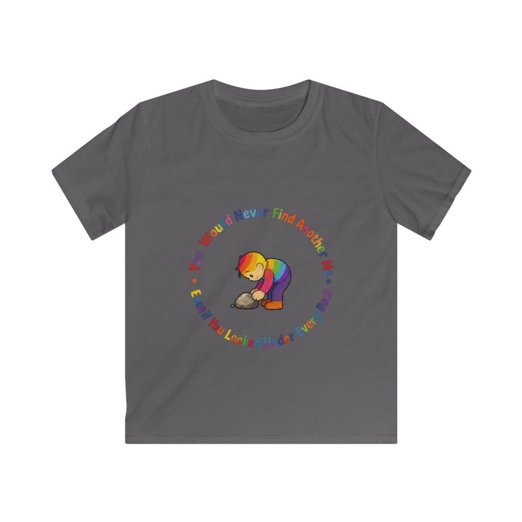 Kids Tee - "You Would Never Find Another Me" Rainbow Hide-and-Seek Design
