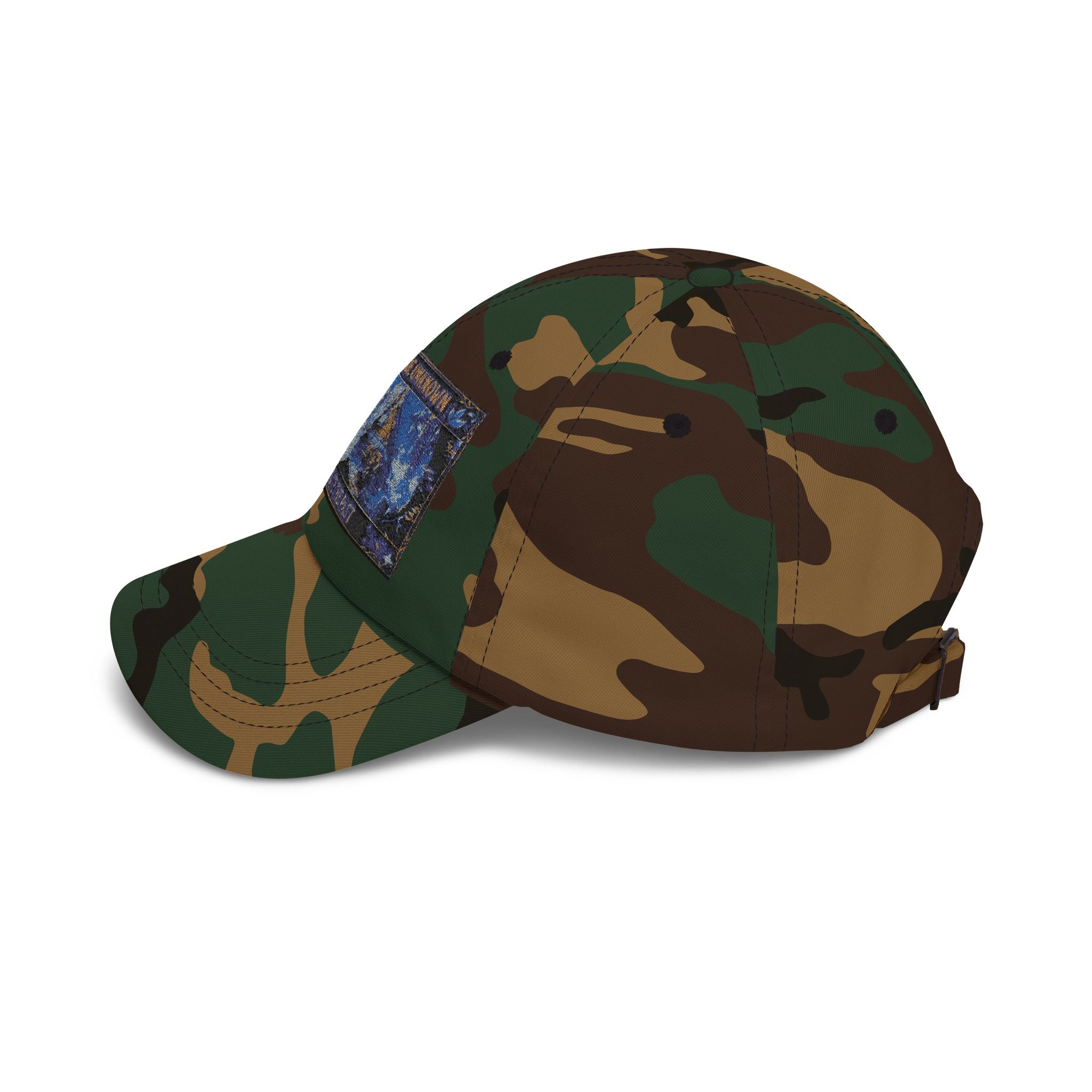 Dad Cap – 'Step Into the Unknown, Eliminate the Past' Adventure Embroidered Hat