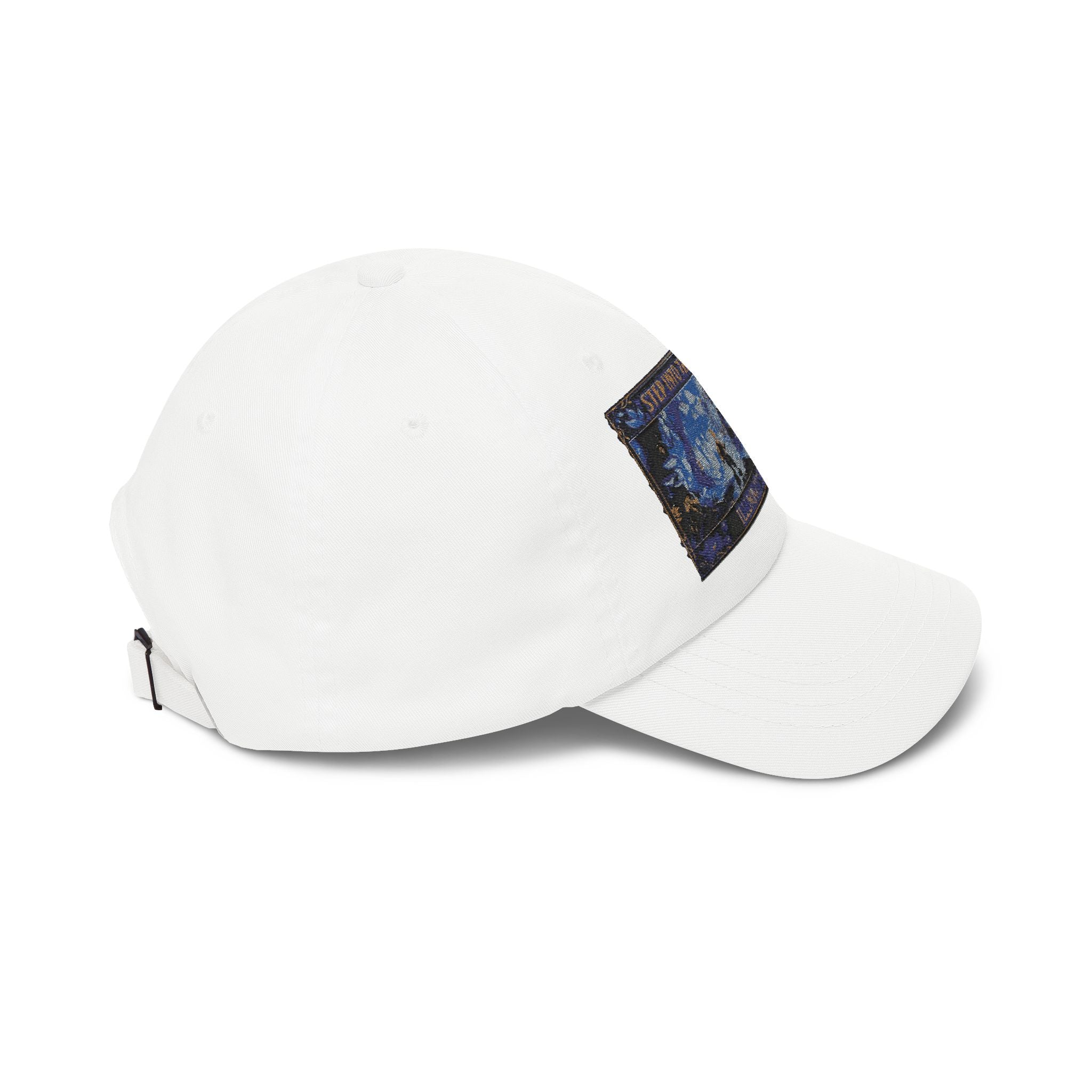 Dad Cap – 'Step Into the Unknown, Eliminate the Past' Adventure Embroidered Hat