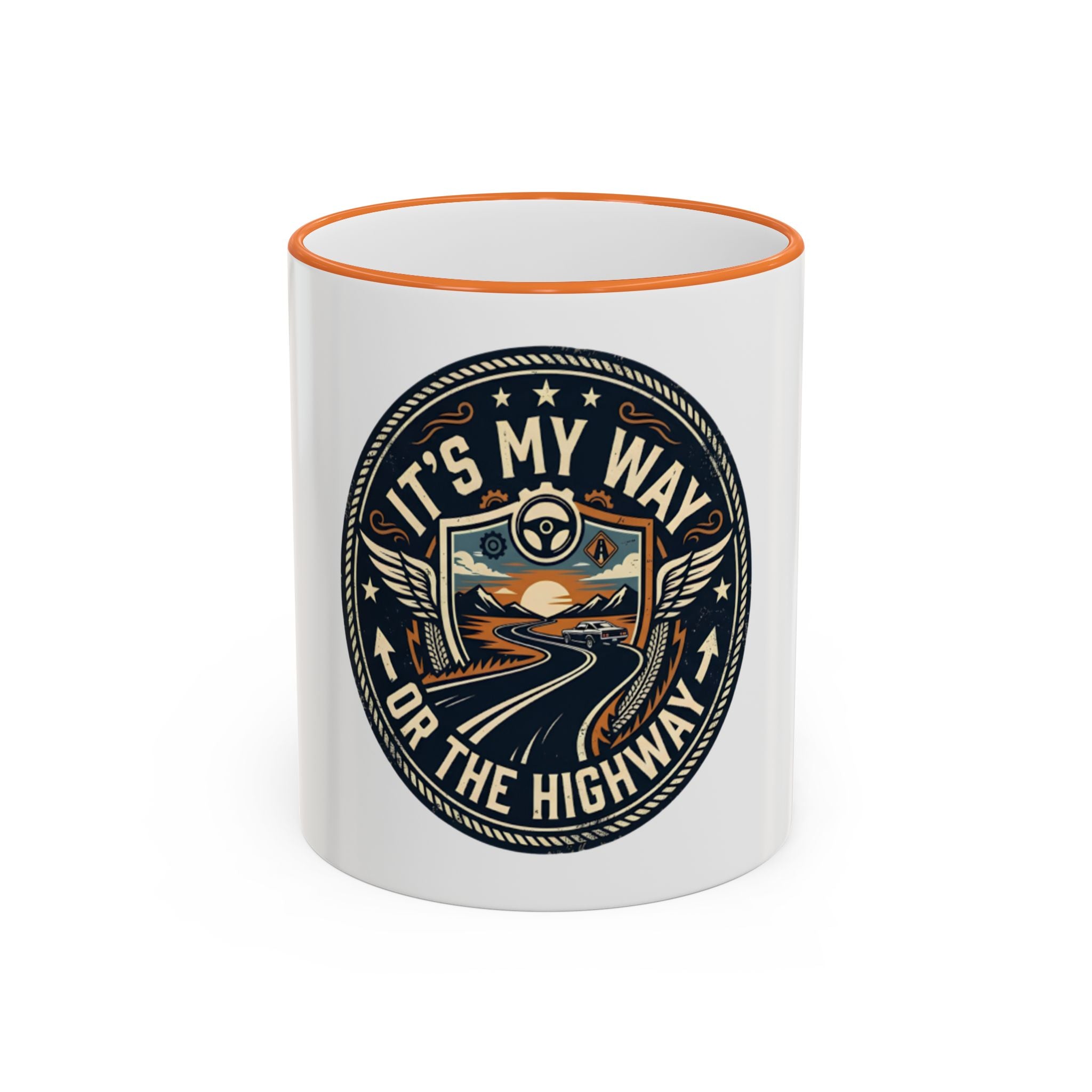 Accent Rim & Handle Mug (11oz, 15oz)