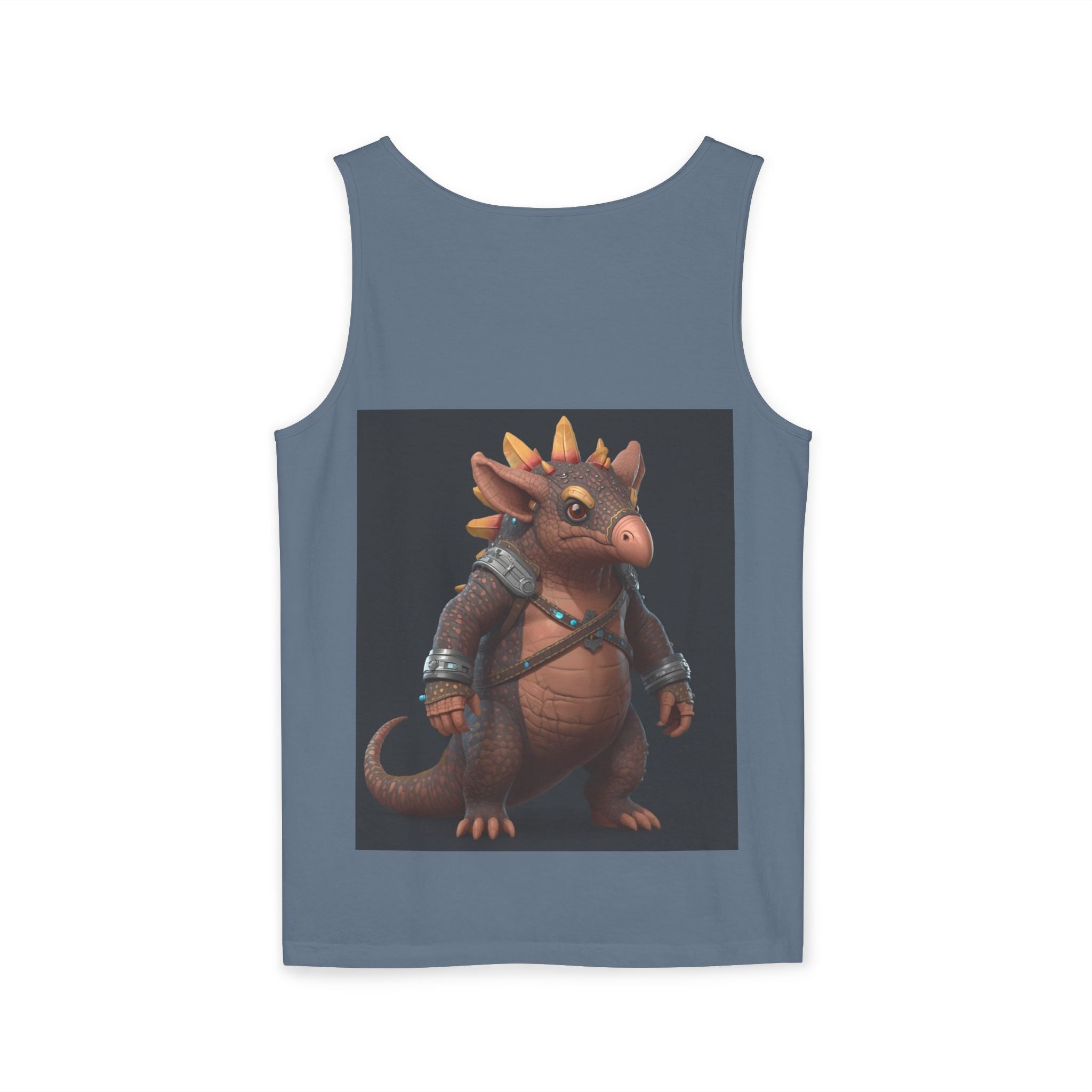 Dragon Warrior Tank Top — Cute Armored Baby Dragon Graphic