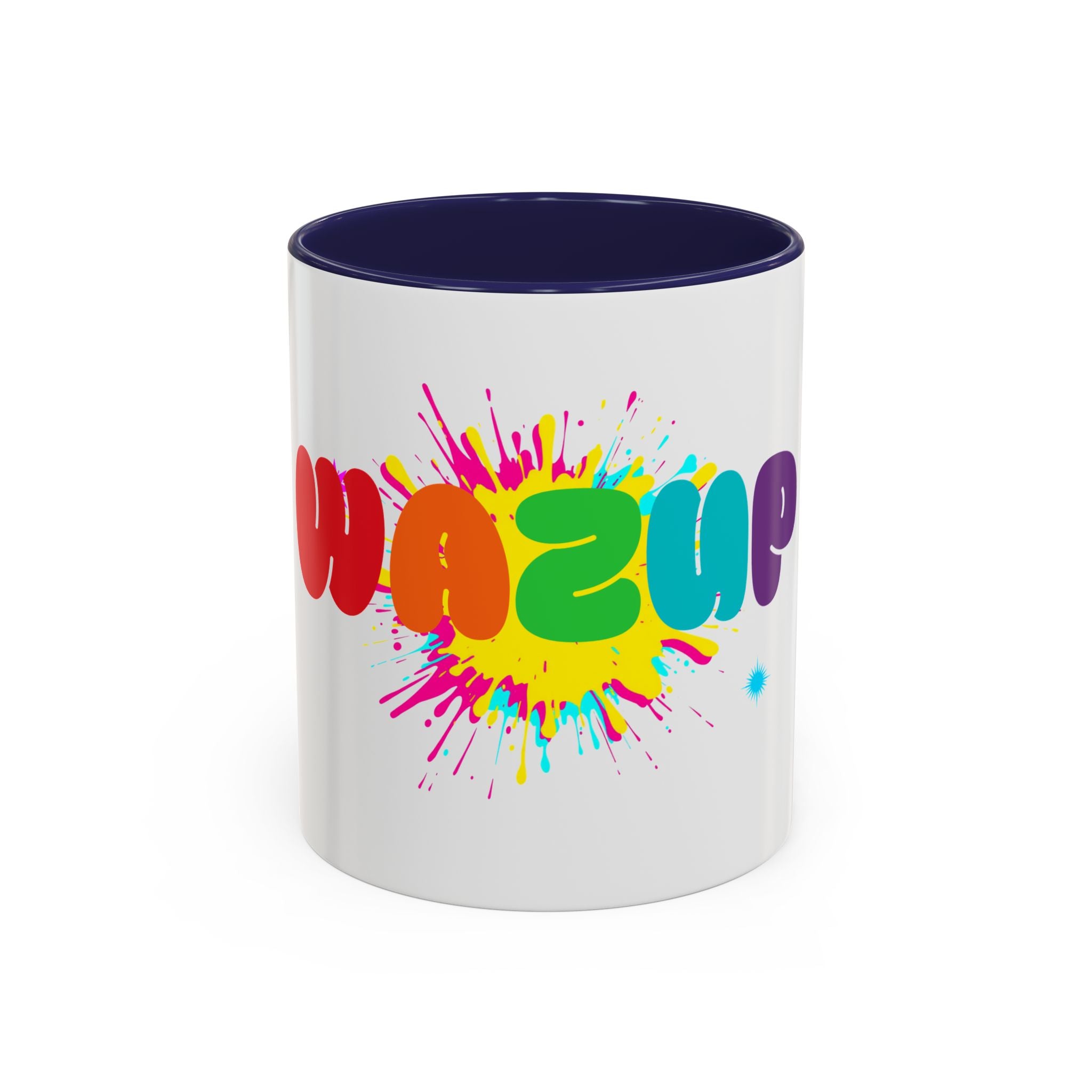 Wazzup Rainbow Splash Accent Coffee Mug (11/15oz)