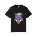 Neon Fox Graphic T-Shirt — Wild (野生) Japanese Kanji Tee