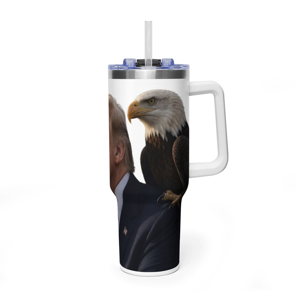 40oz Vacuum Tumbler — Thoughtful Portrait Travel Mug