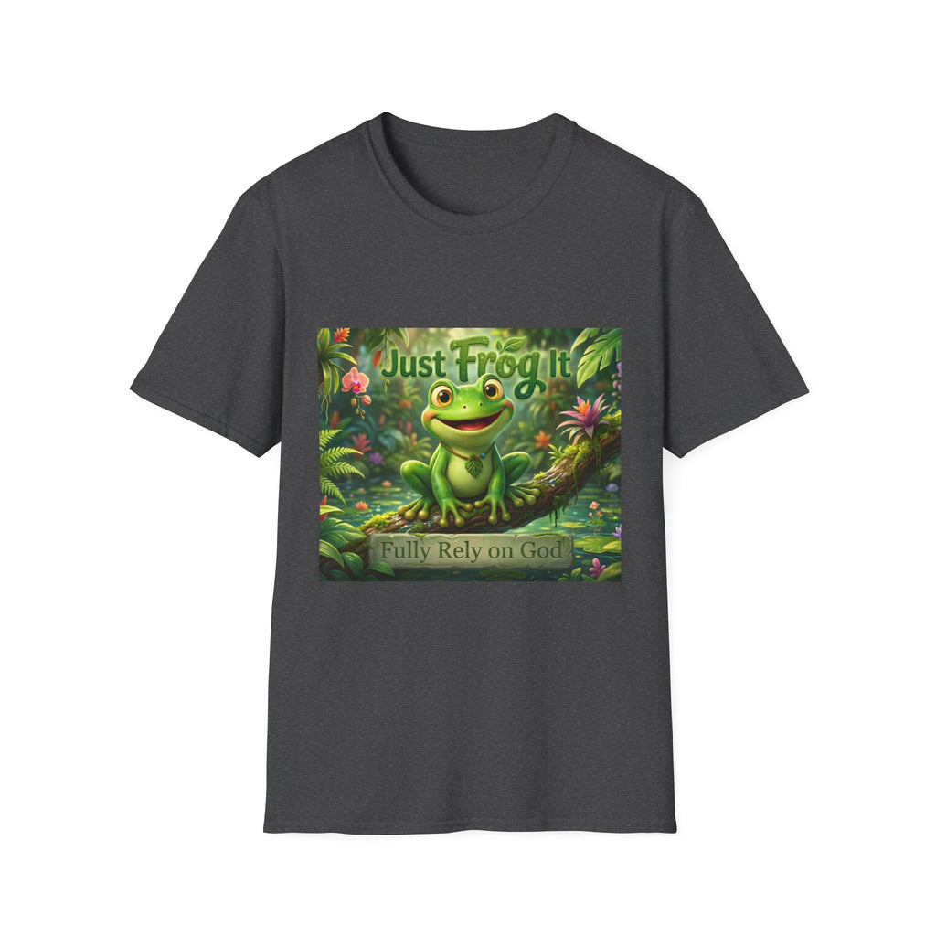 Just Frog It T-Shirt — Cute Frog Graphic Tee ("Just Frog It")