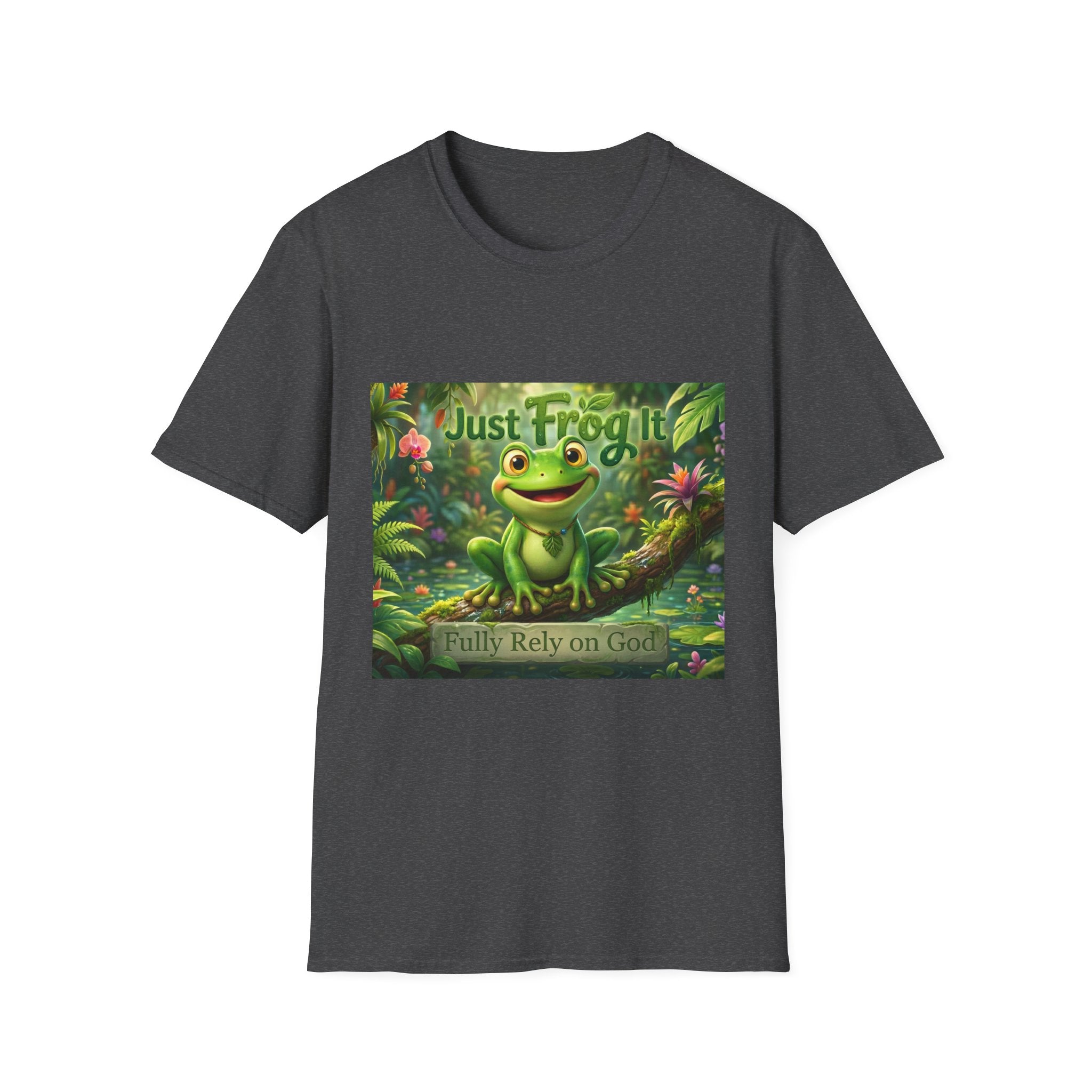 Just Frog It T-Shirt — Cute Frog Graphic Tee ("Just Frog It")