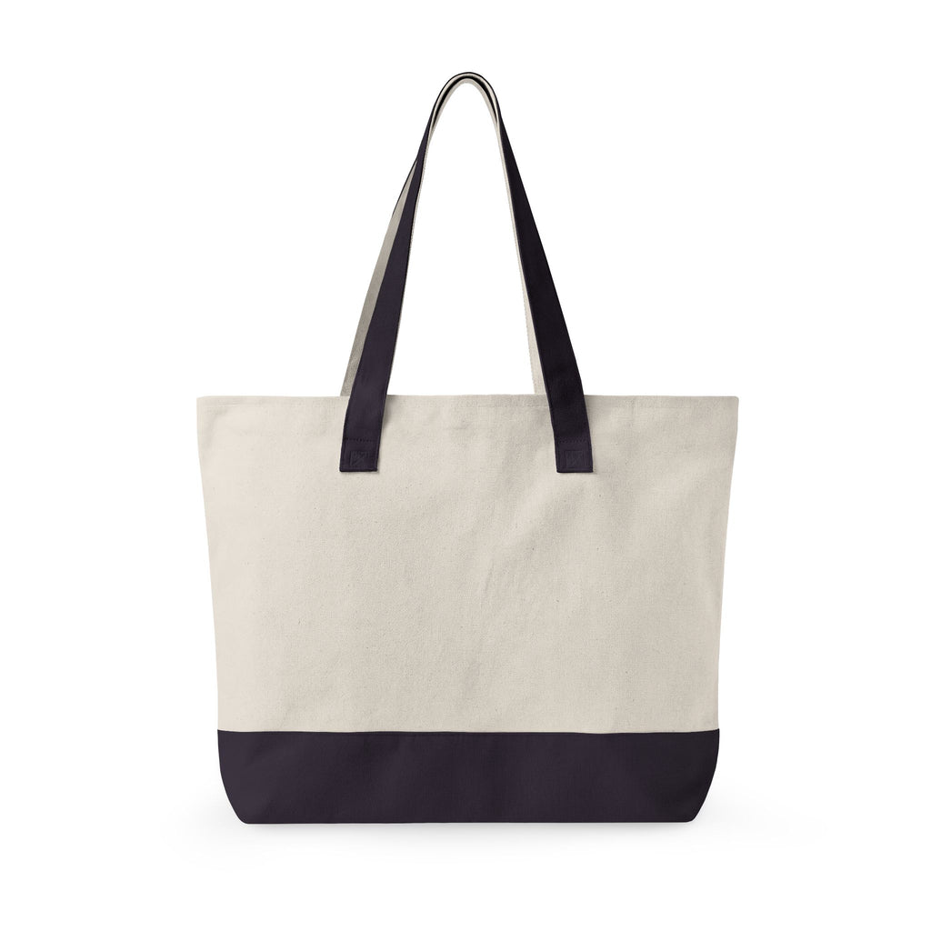 Canvas Tote Bag — Whimsical Moon Cat Butterfly Design