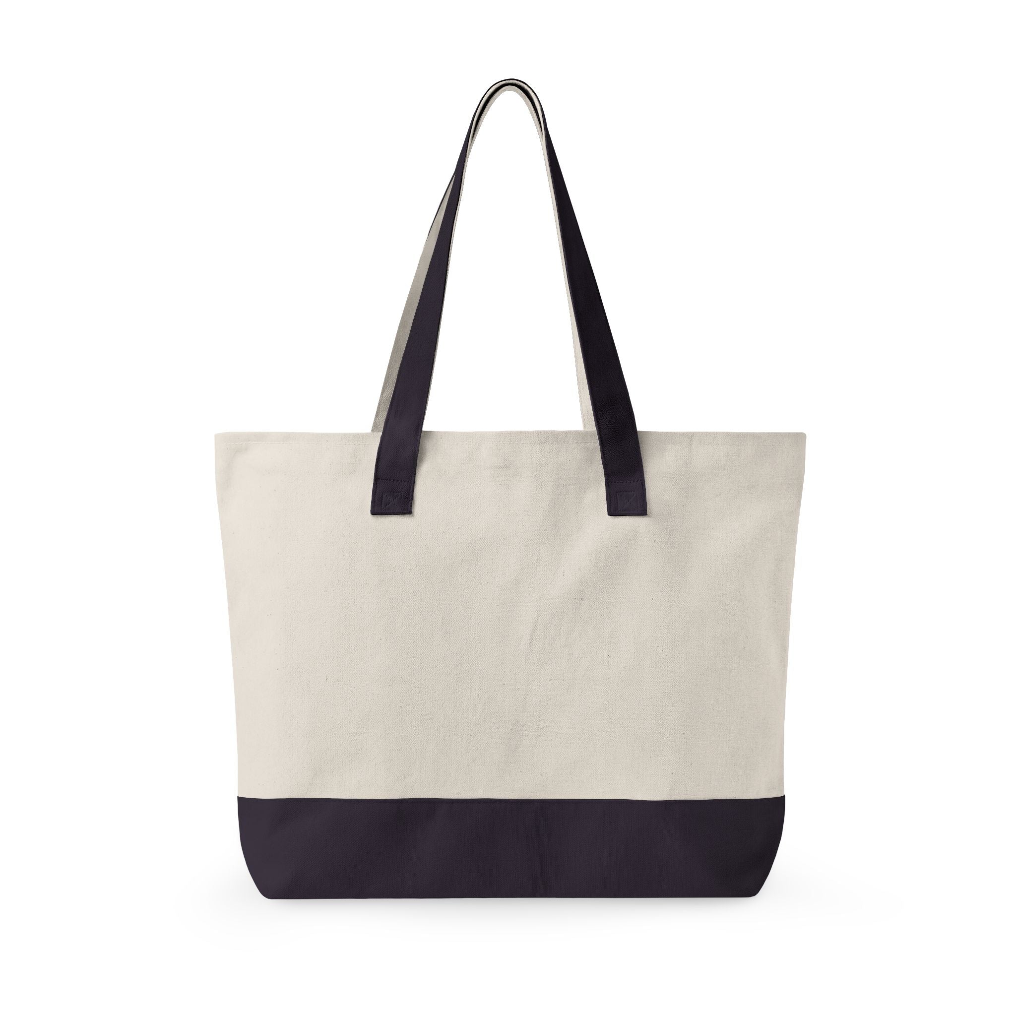 Canvas Tote Bag — Whimsical Moon Cat Butterfly Design