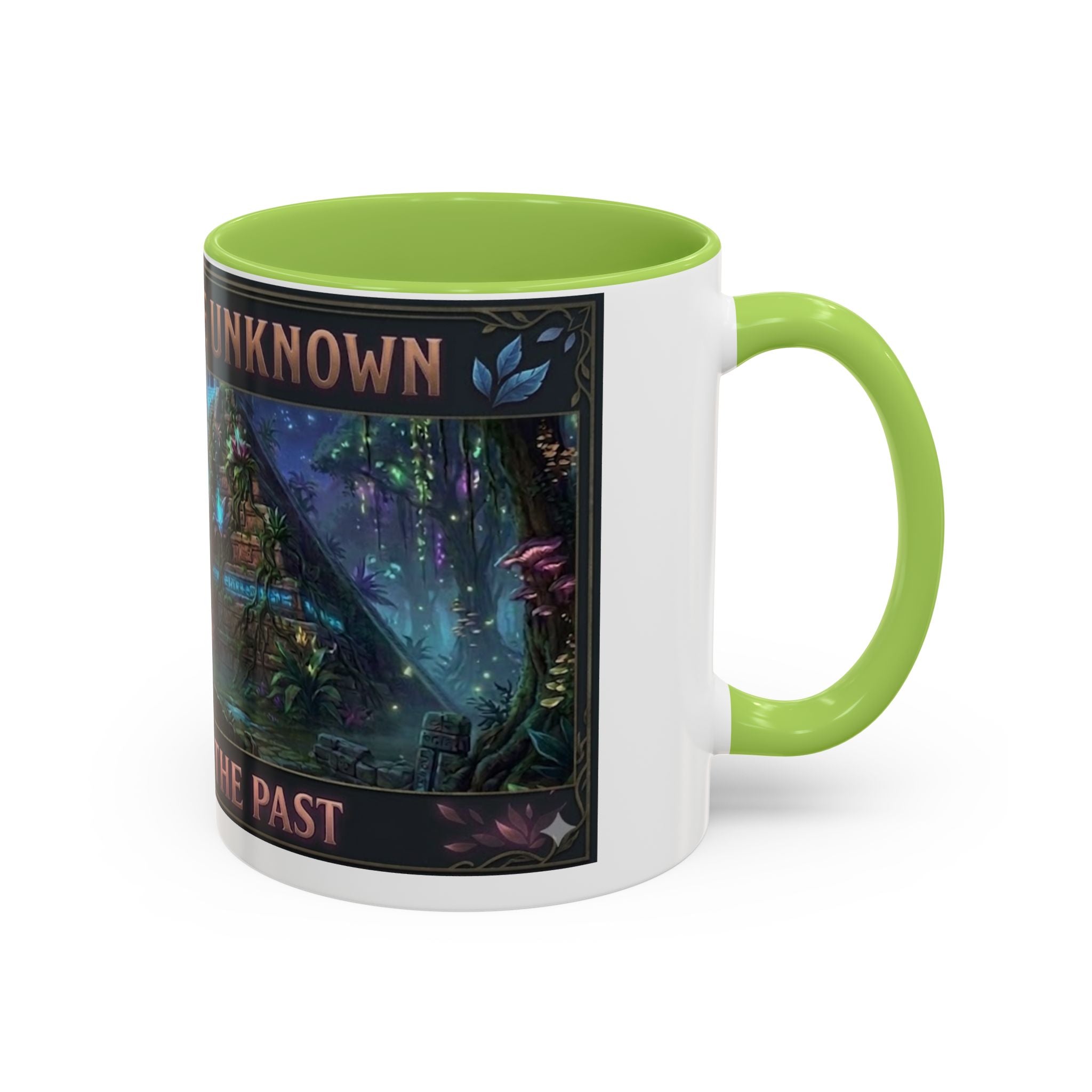 Mystical Adventure Coffee Mug — "Step Into the Unknown, Illuminate the Past"