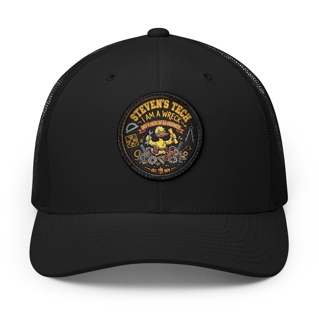 Snapback Trucker Cap with Patch (Embroidery)