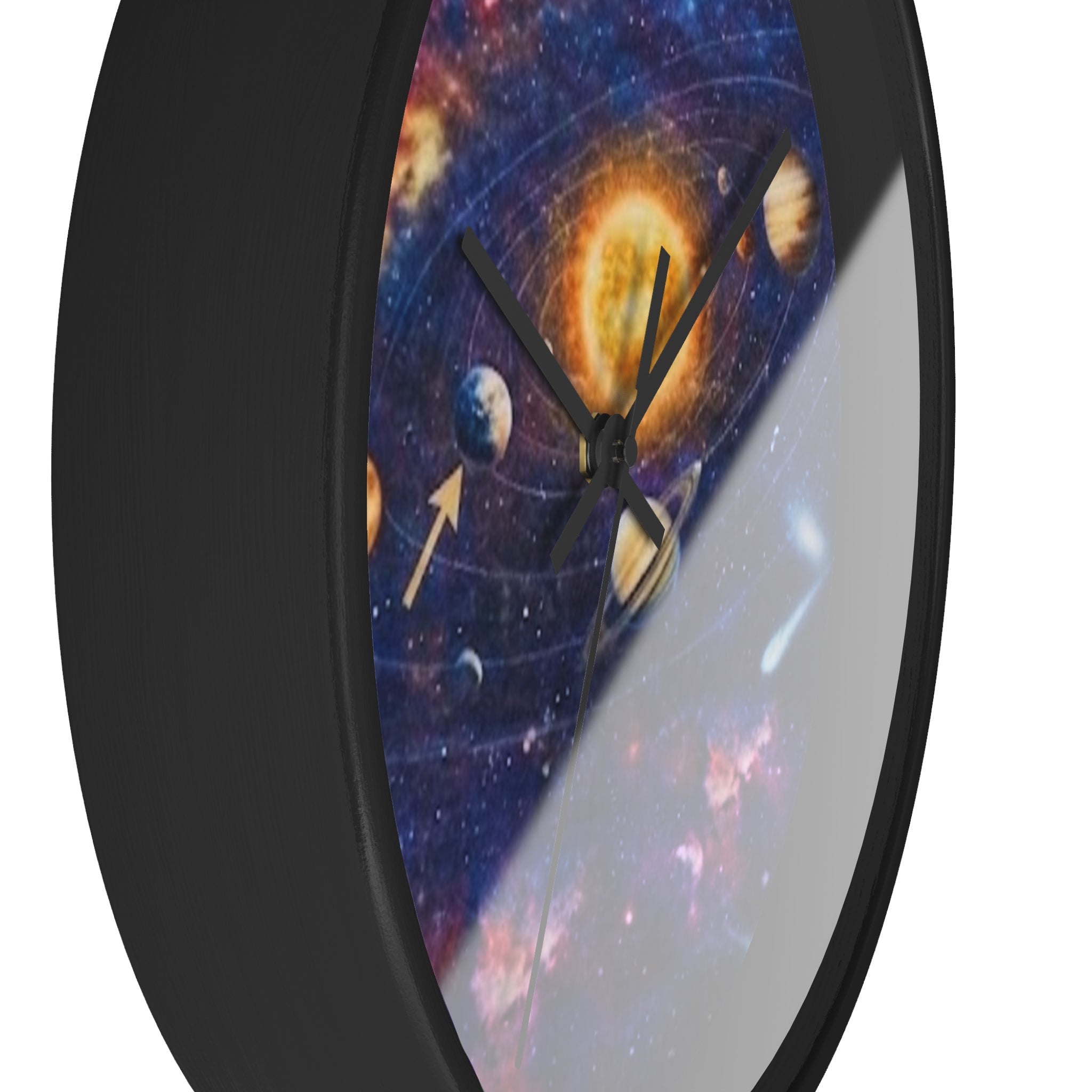 Galaxy Solar System Wall Clock — Decorative Space-Themed Clock for Kids & Sci‑Fi Fans