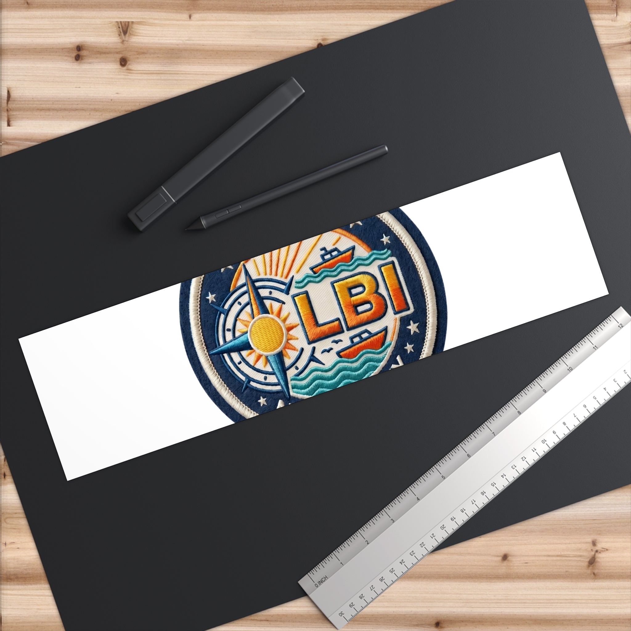 LBI New Jersey Beach Sticker — Retro Long Beach Island Decal