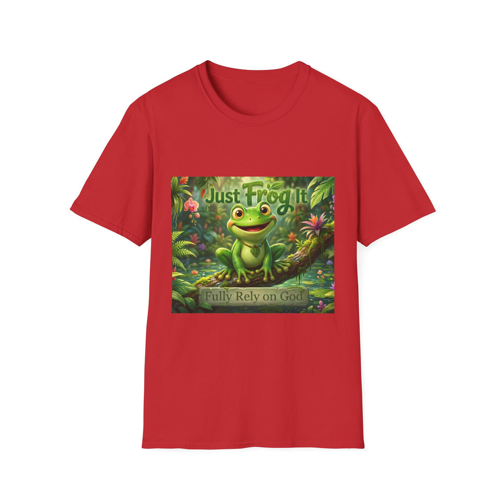 Just Frog It T-Shirt — Cute Frog Graphic Tee ("Just Frog It")