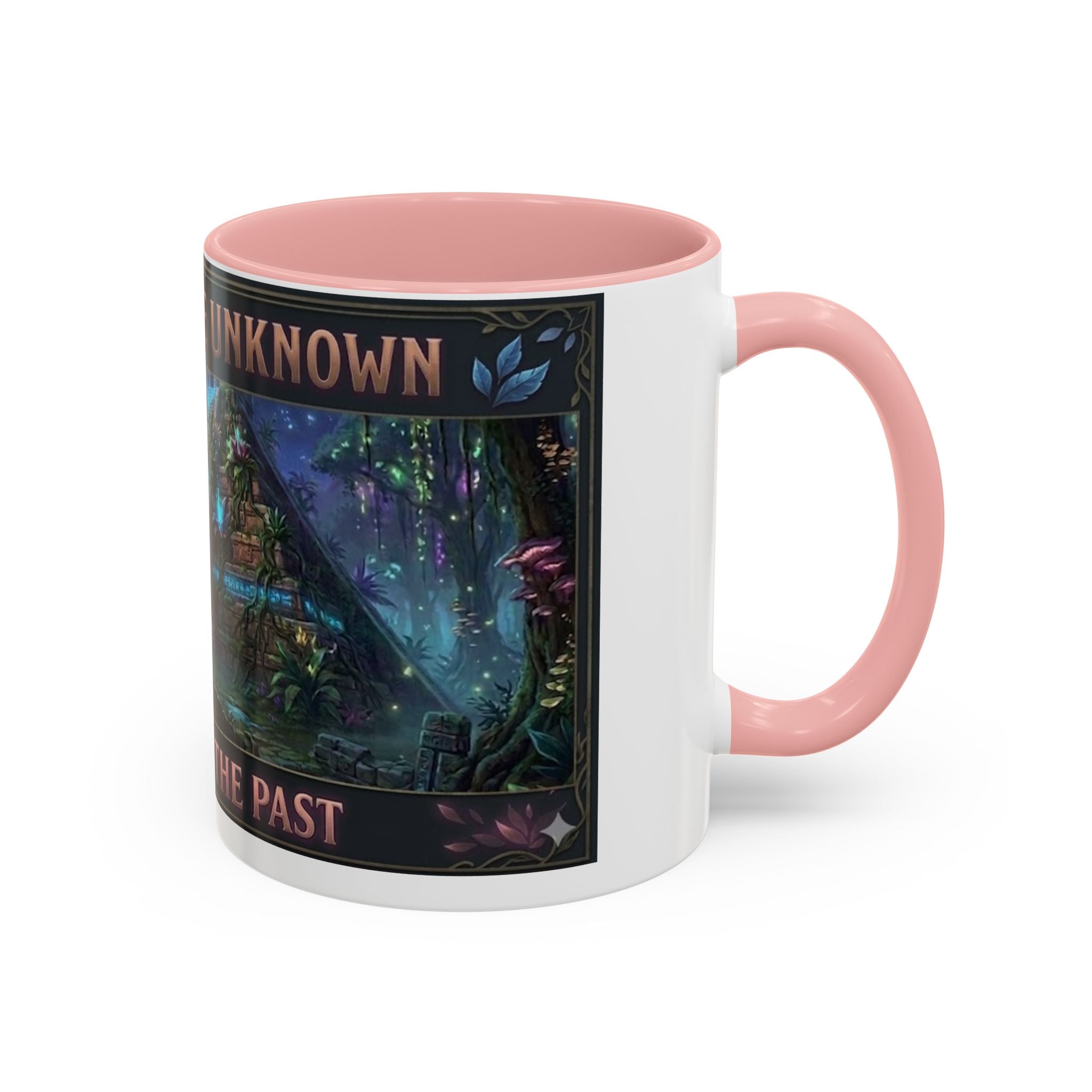 Mystical Adventure Coffee Mug — "Step Into the Unknown, Illuminate the Past"