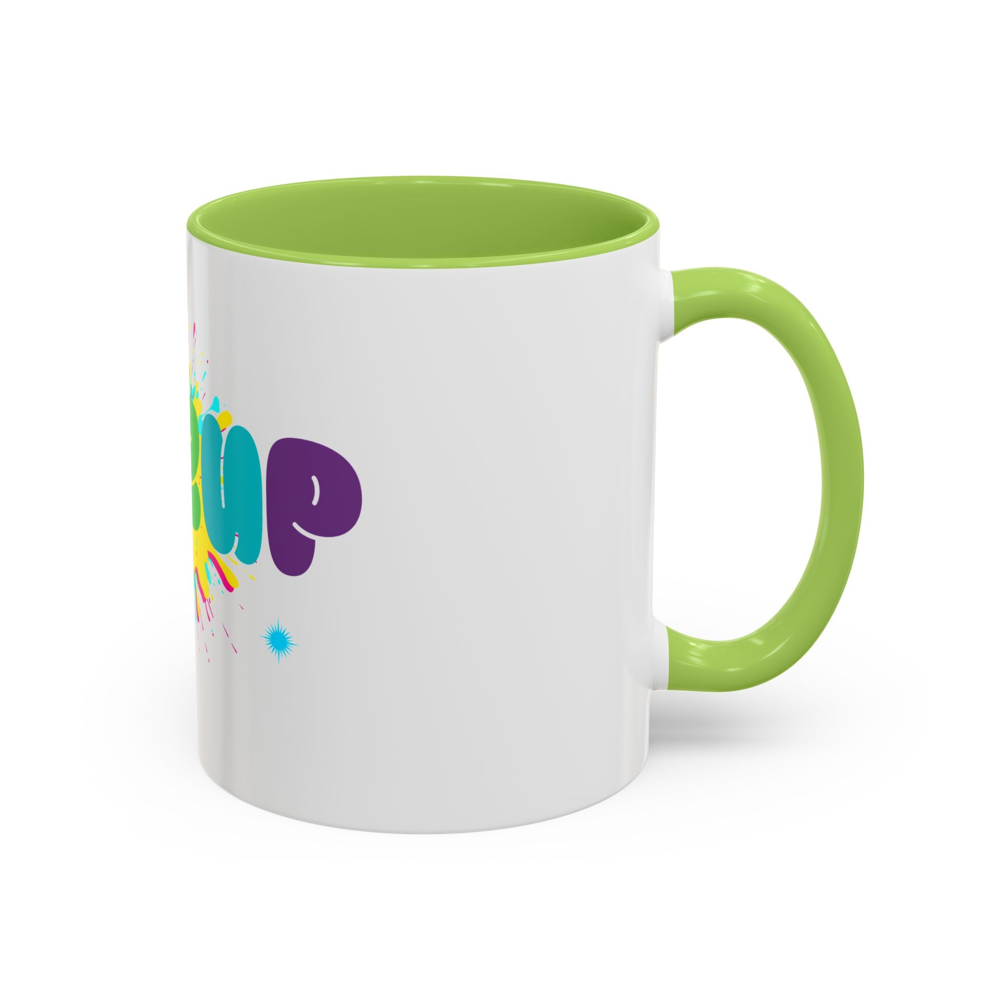 Wazzup Rainbow Splash Accent Coffee Mug (11/15oz)