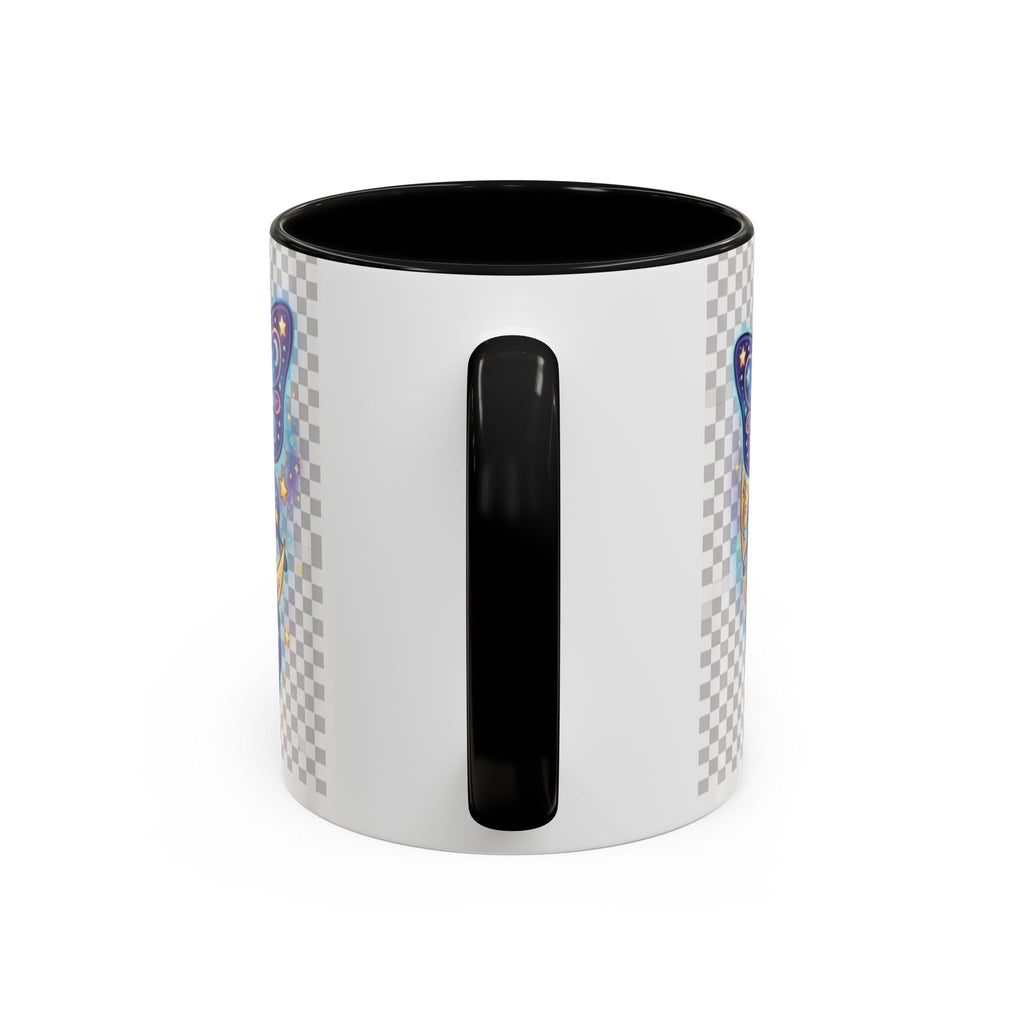 Magic Moon Cat Accent Mug — Cute Fantasy Butterfly Kitty Coffee Cup (11/15oz)