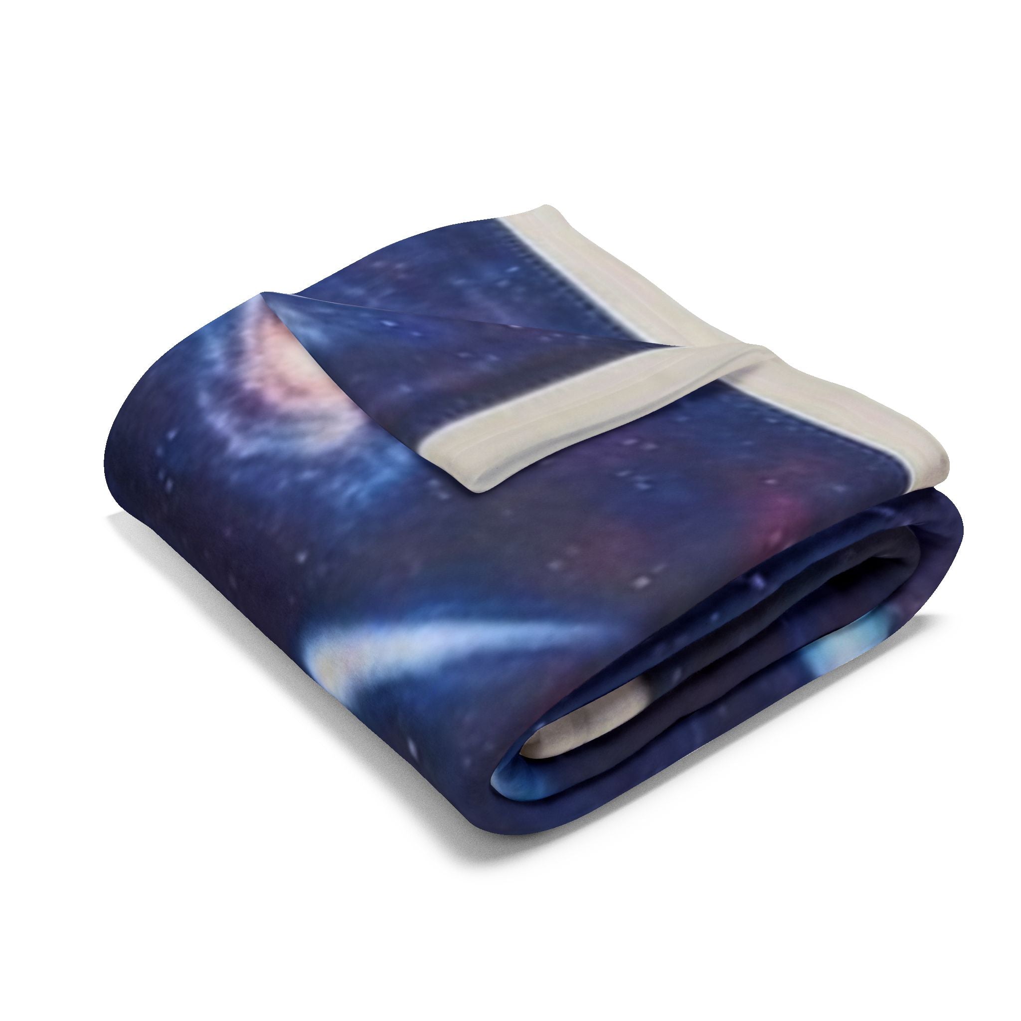 Solar System Galaxy Fleece Blanket — Space Planets & Comets Throw