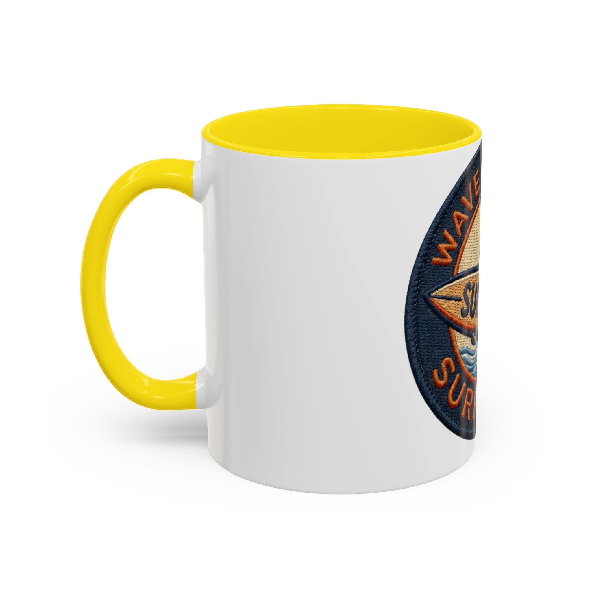 Surf's Up Wave Hunters Coffee Mug — Retro Surfin' USA Accent Mug