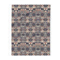 Fleece Blanket — Arctic Winter Kaleidoscope Pattern Cozy Throw