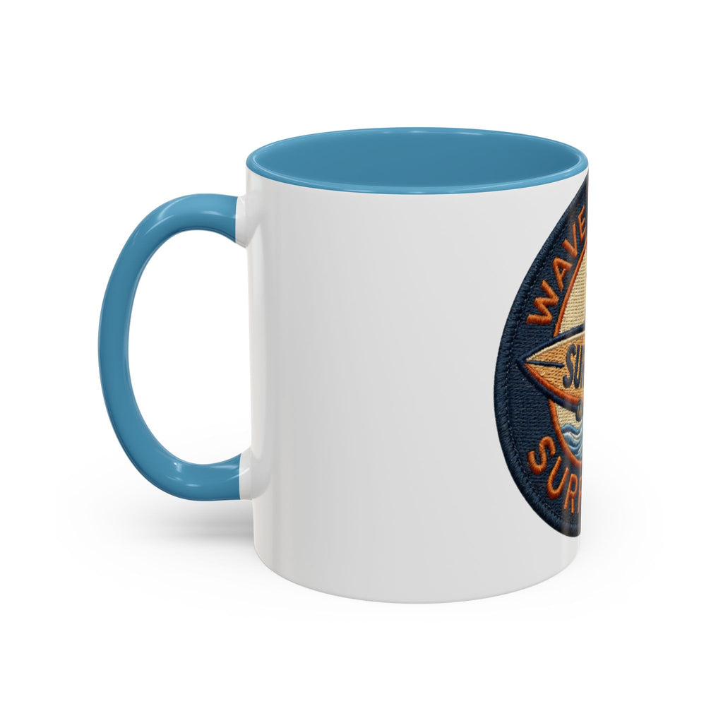 Surf's Up Wave Hunters Coffee Mug — Retro Surfin' USA Accent Mug