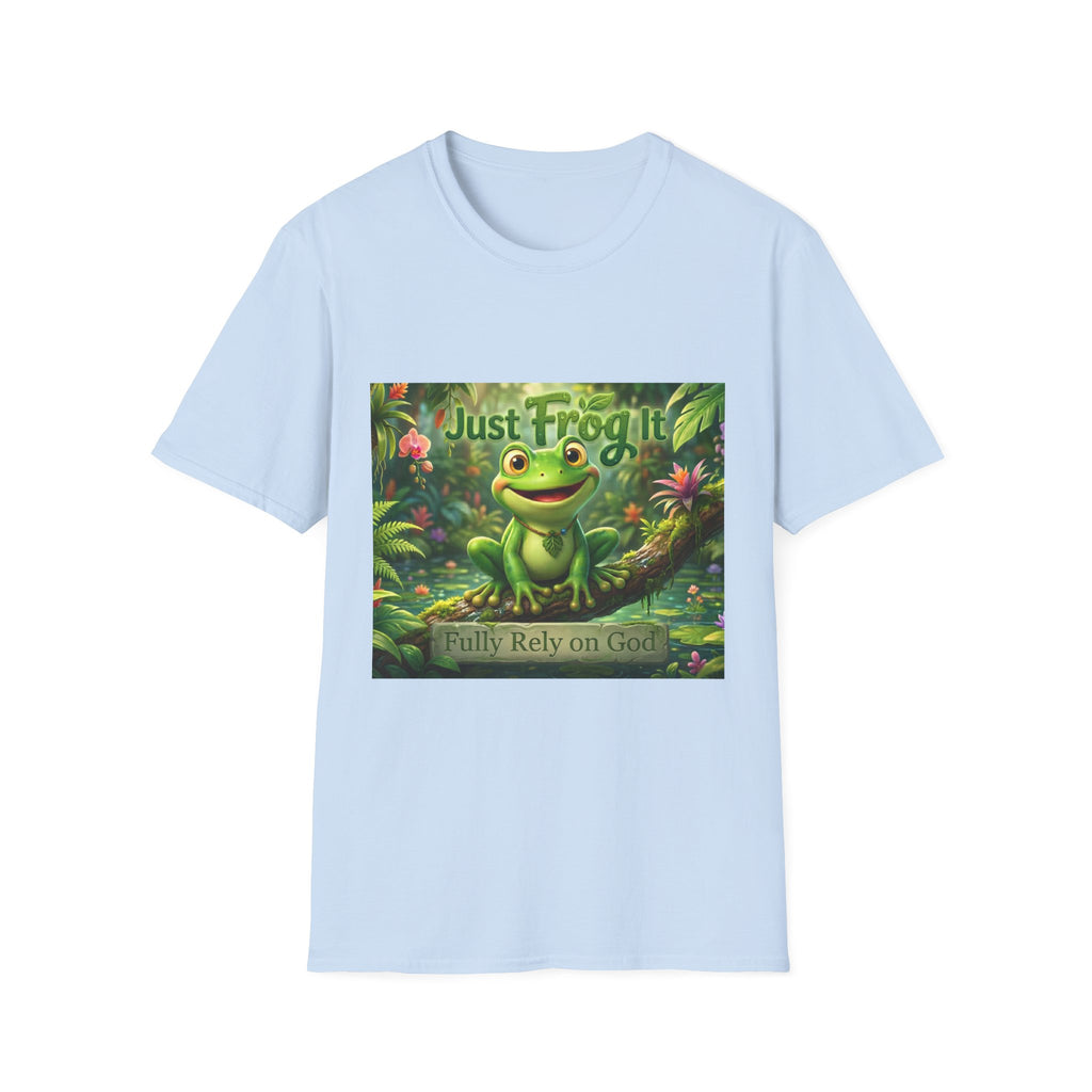 Just Frog It T-Shirt — Cute Frog Graphic Tee ("Just Frog It")