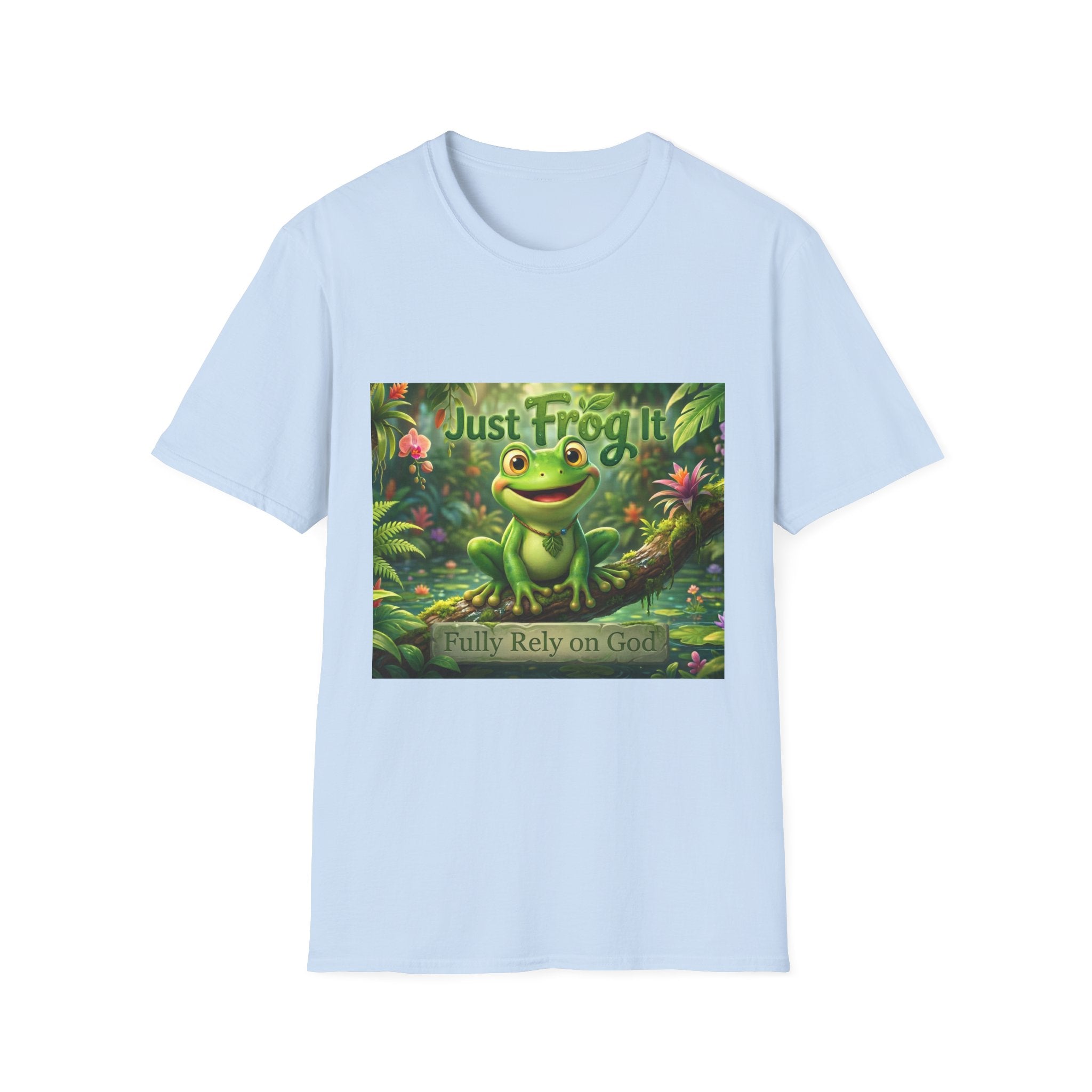 Just Frog It T-Shirt — Cute Frog Graphic Tee ("Just Frog It")