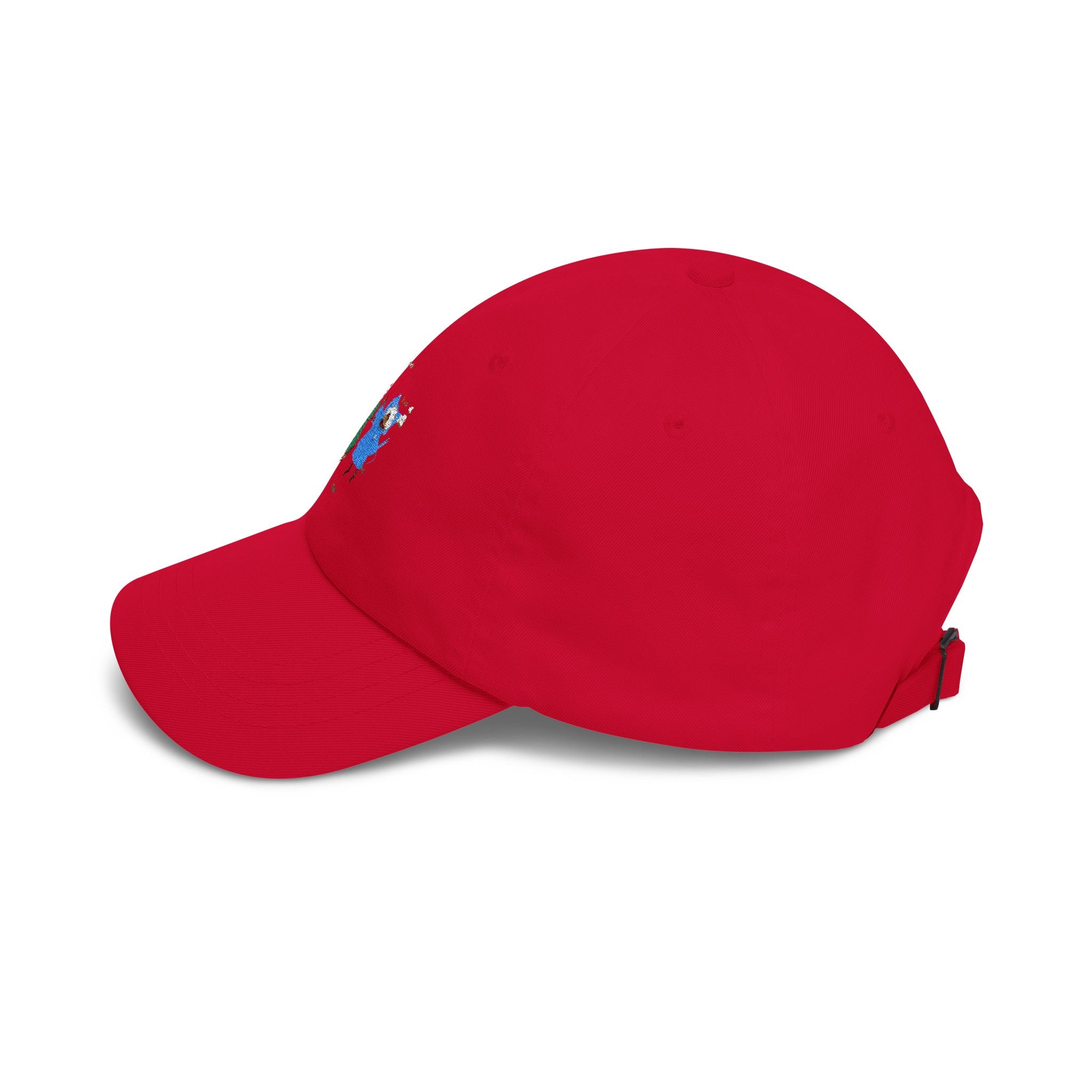 Dad Cap — Cute Watercolor Rain Kids Design (Blue & Green)
