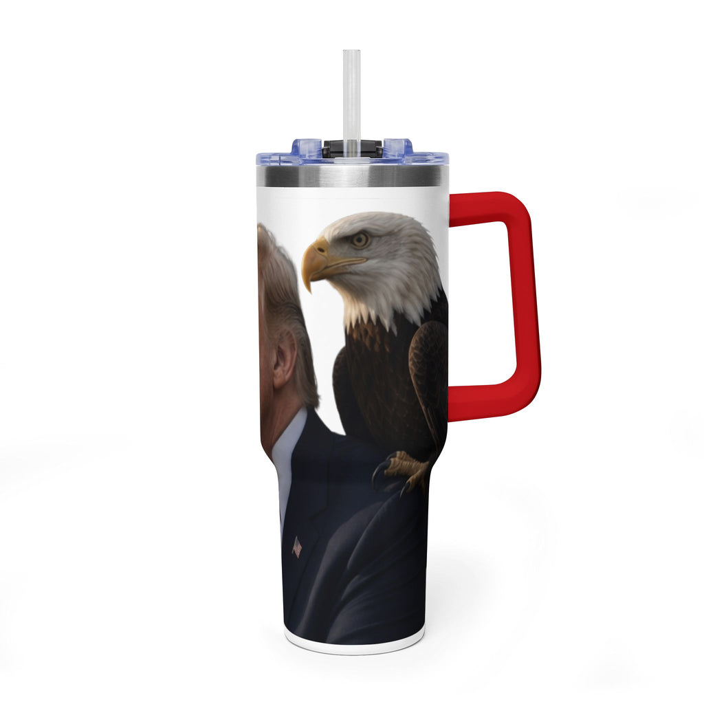 40oz Vacuum Tumbler — Thoughtful Portrait Travel Mug