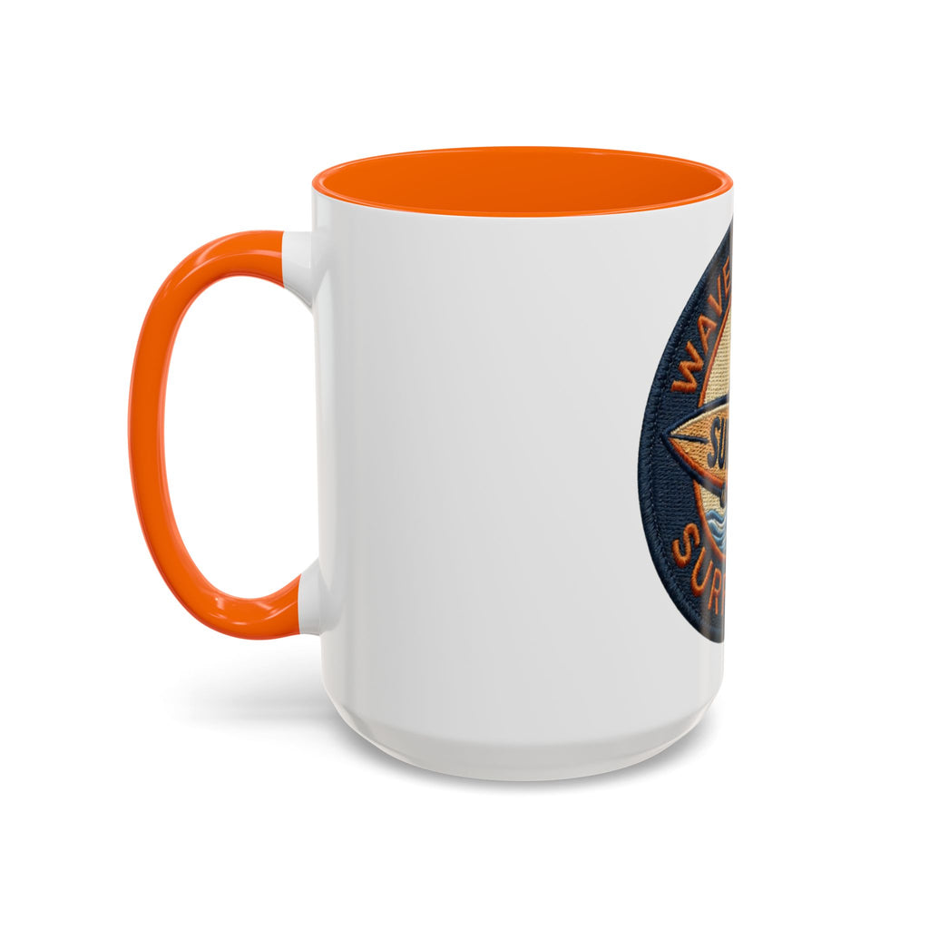 Surf's Up Wave Hunters Coffee Mug — Retro Surfin' USA Accent Mug