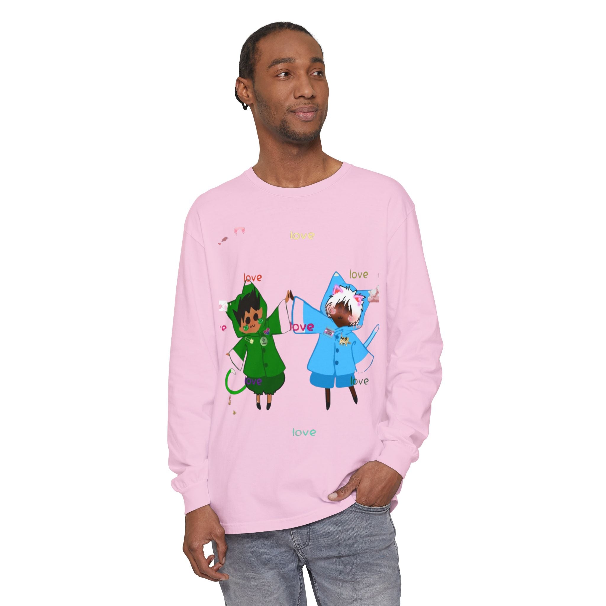 Unisex Garment-dyed Long Sleeve T-Shirt