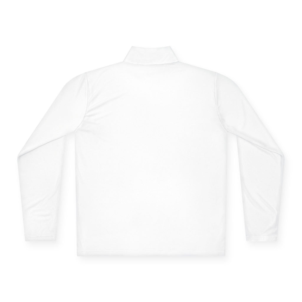 LBI Logo Cozy Crew Quarter-Zip Pullover — Retro Sunset