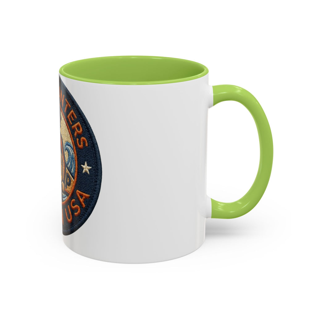 Surf's Up Wave Hunters Coffee Mug — Retro Surfin' USA Accent Mug