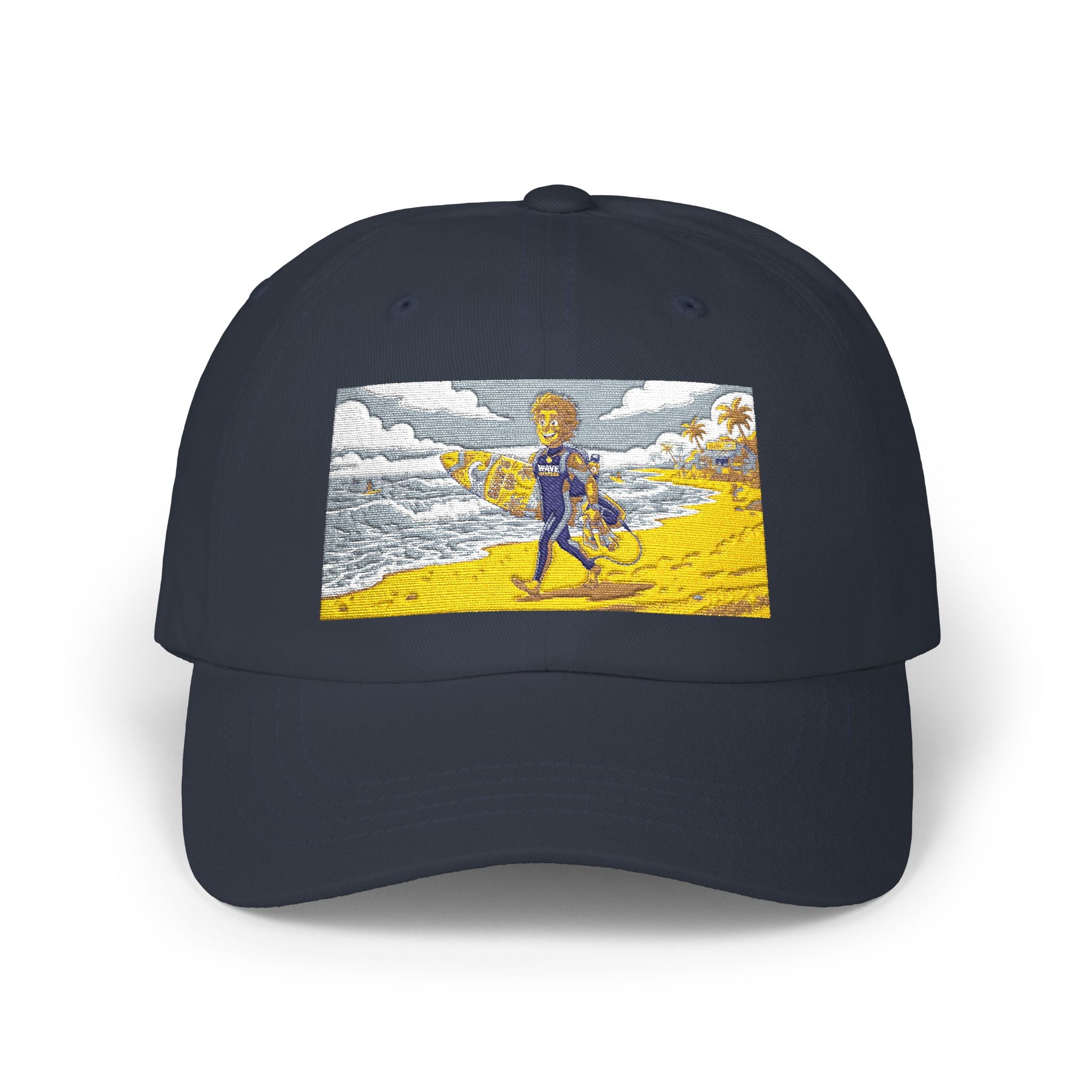 Dad Cap — Vintage Child with Kite Embroidered Baseball Hat