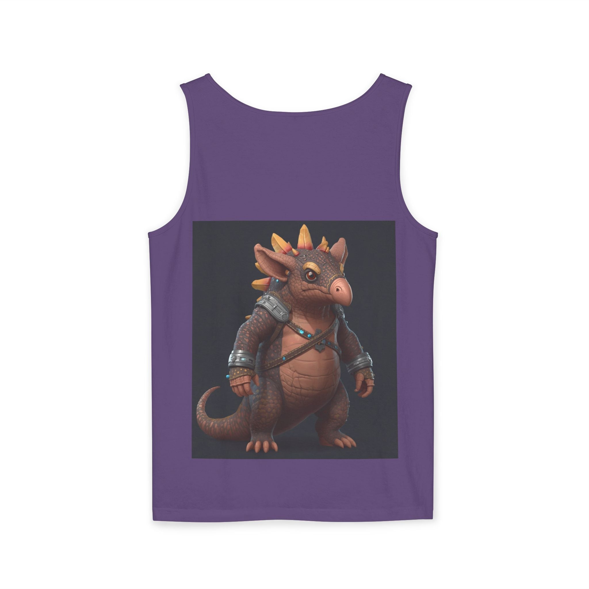 Dragon Warrior Tank Top — Cute Armored Baby Dragon Graphic