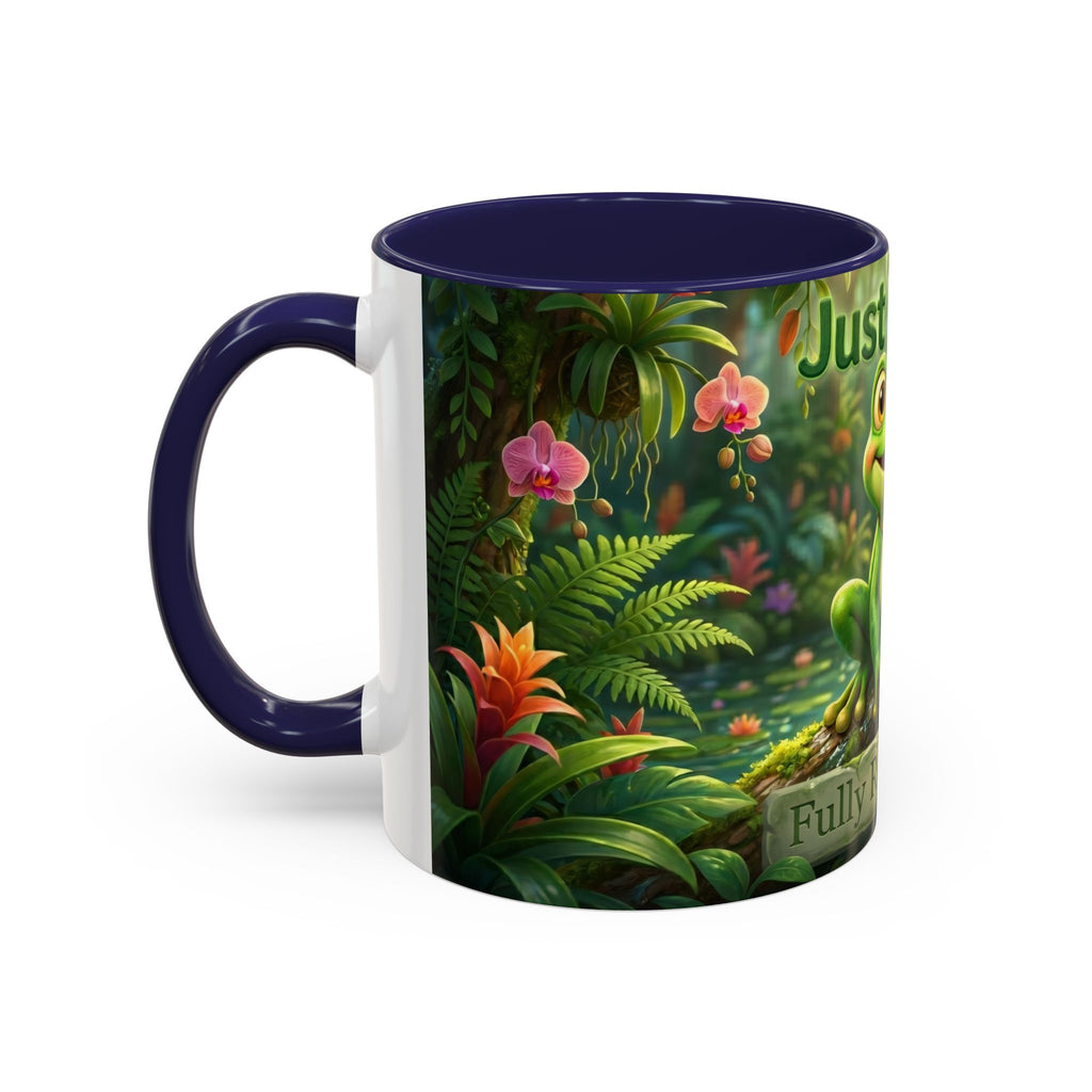 Just Frog It Coffee Mug — Faith-Inspired Cute Frog Accent Mug (11/15oz)