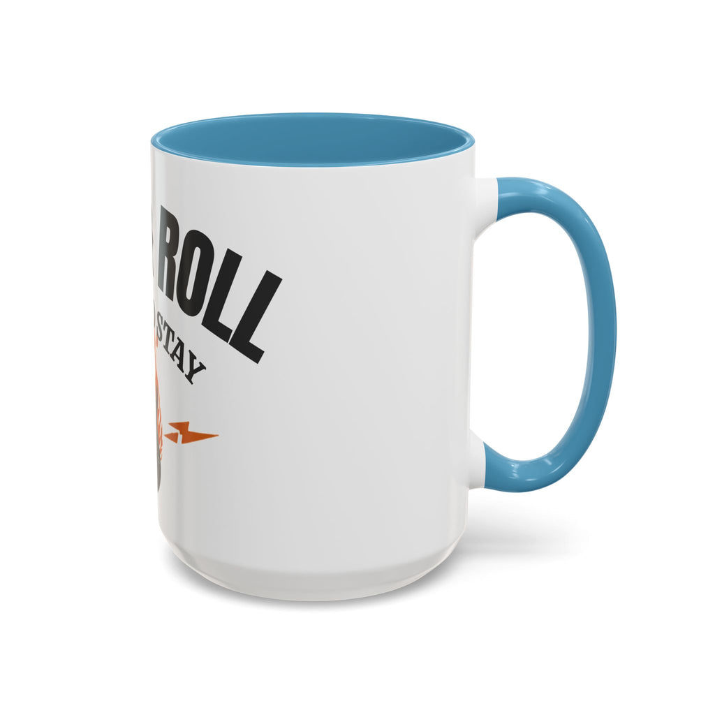 Rock & Roll Coffee Mug – "Here to Stay" Accent Ceramic Mug (11/15oz)